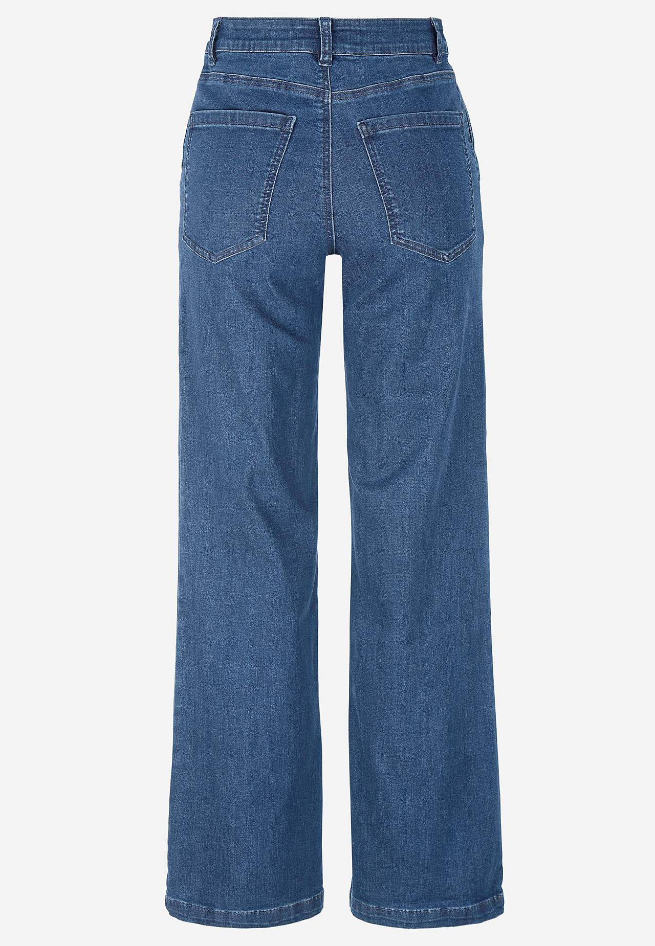 Stretchjeans med sydd press