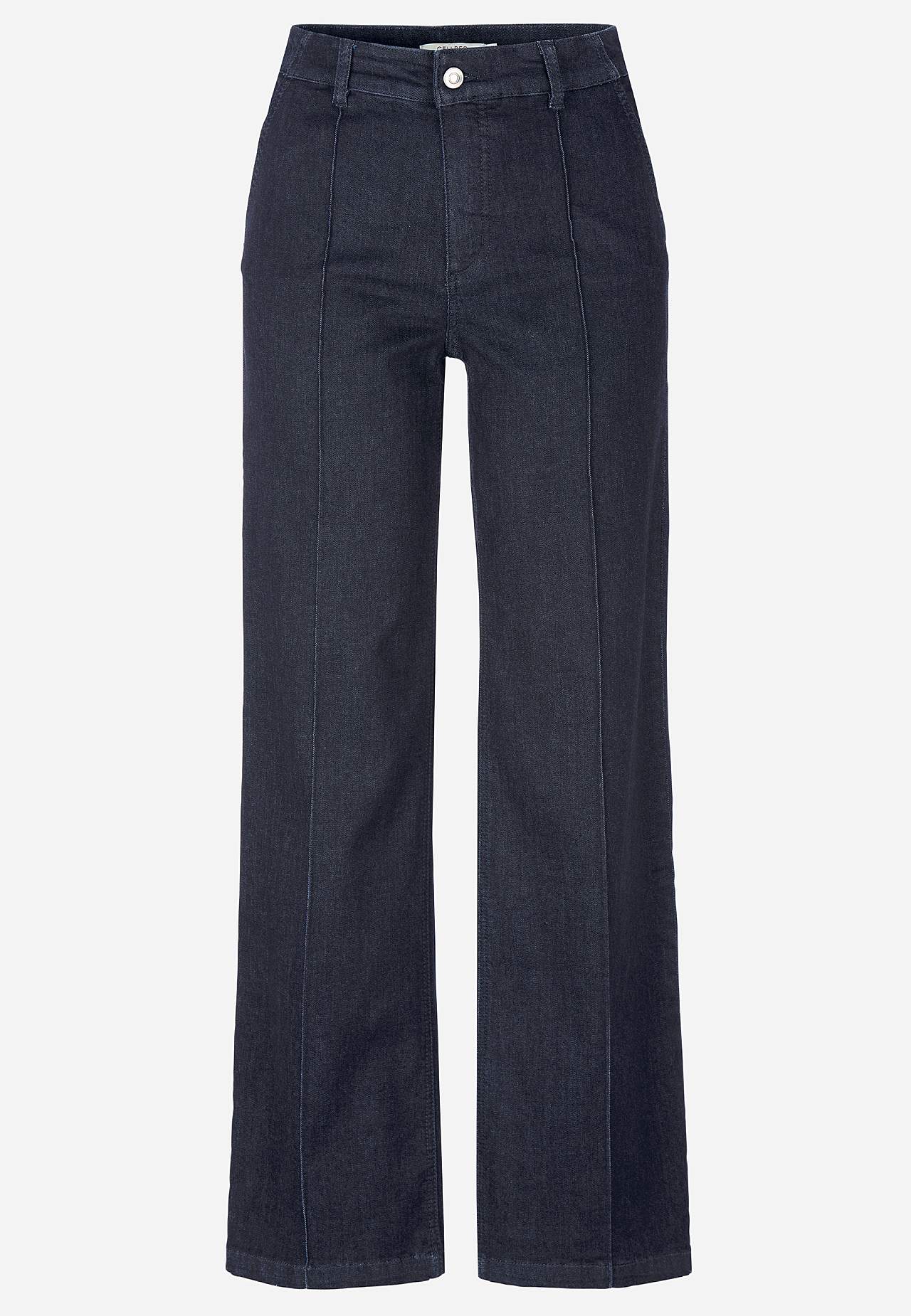Stretchjeans med sydd press