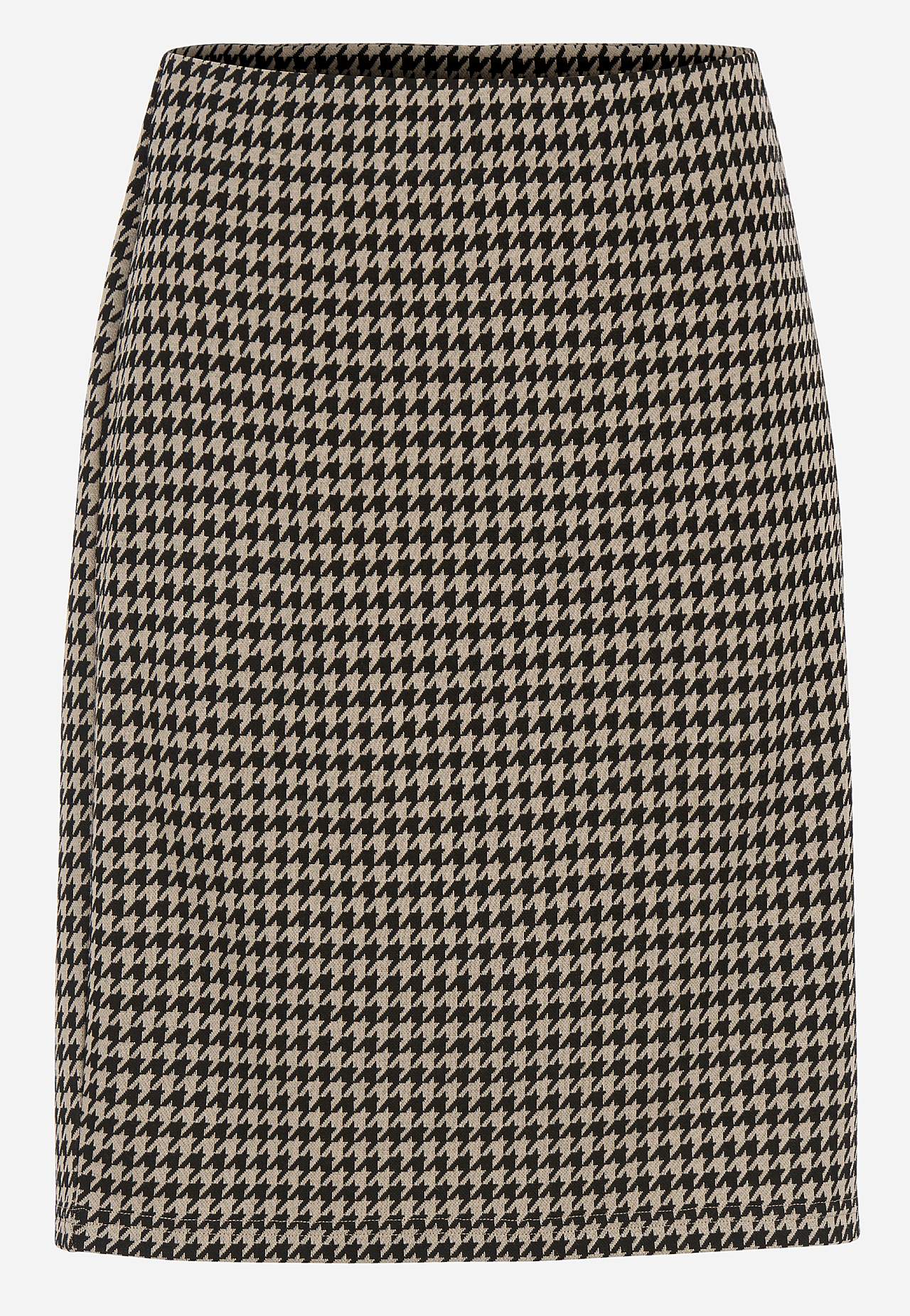 Jacquard-mønster skjørt