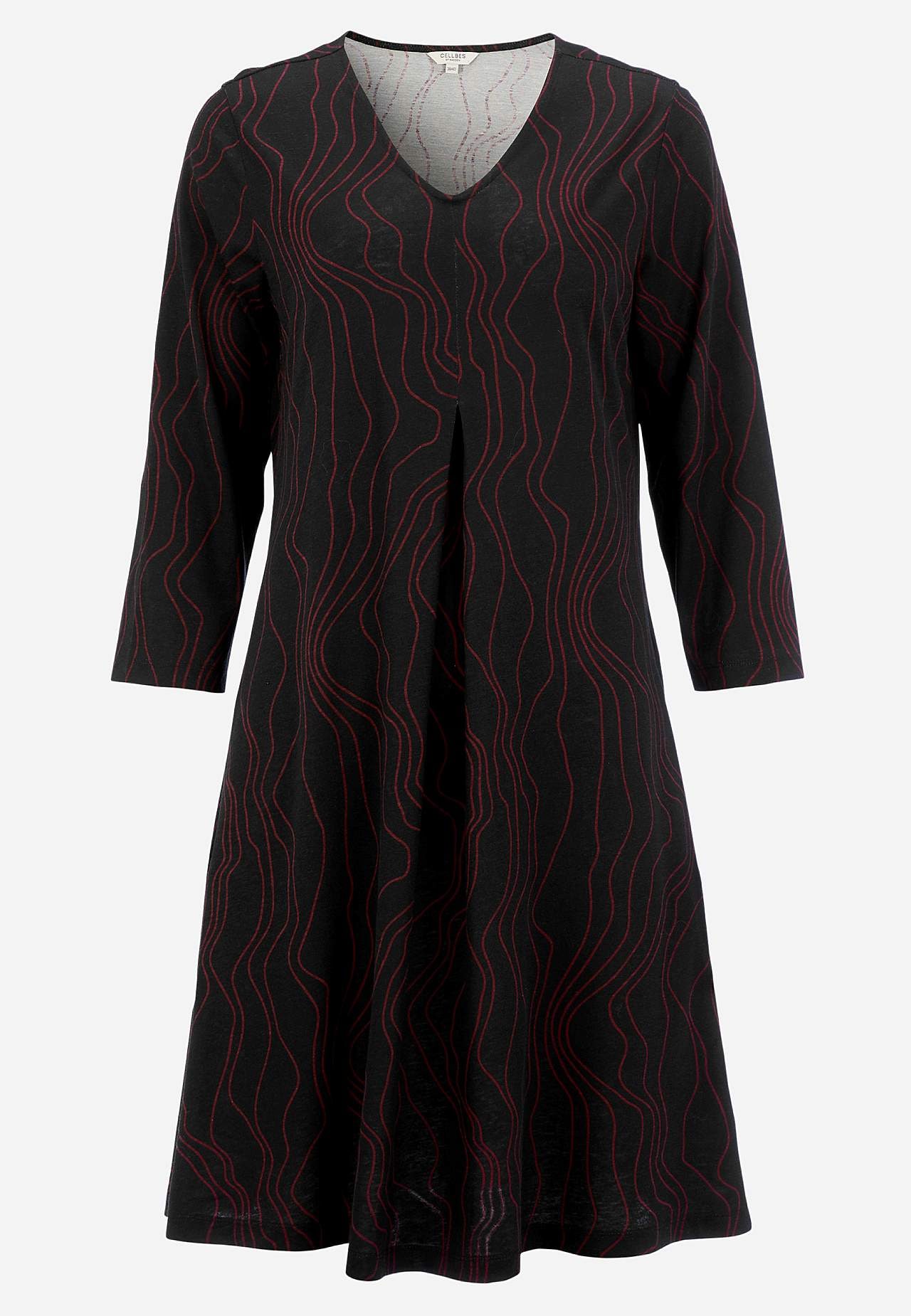 V-halset Jersey-kjole