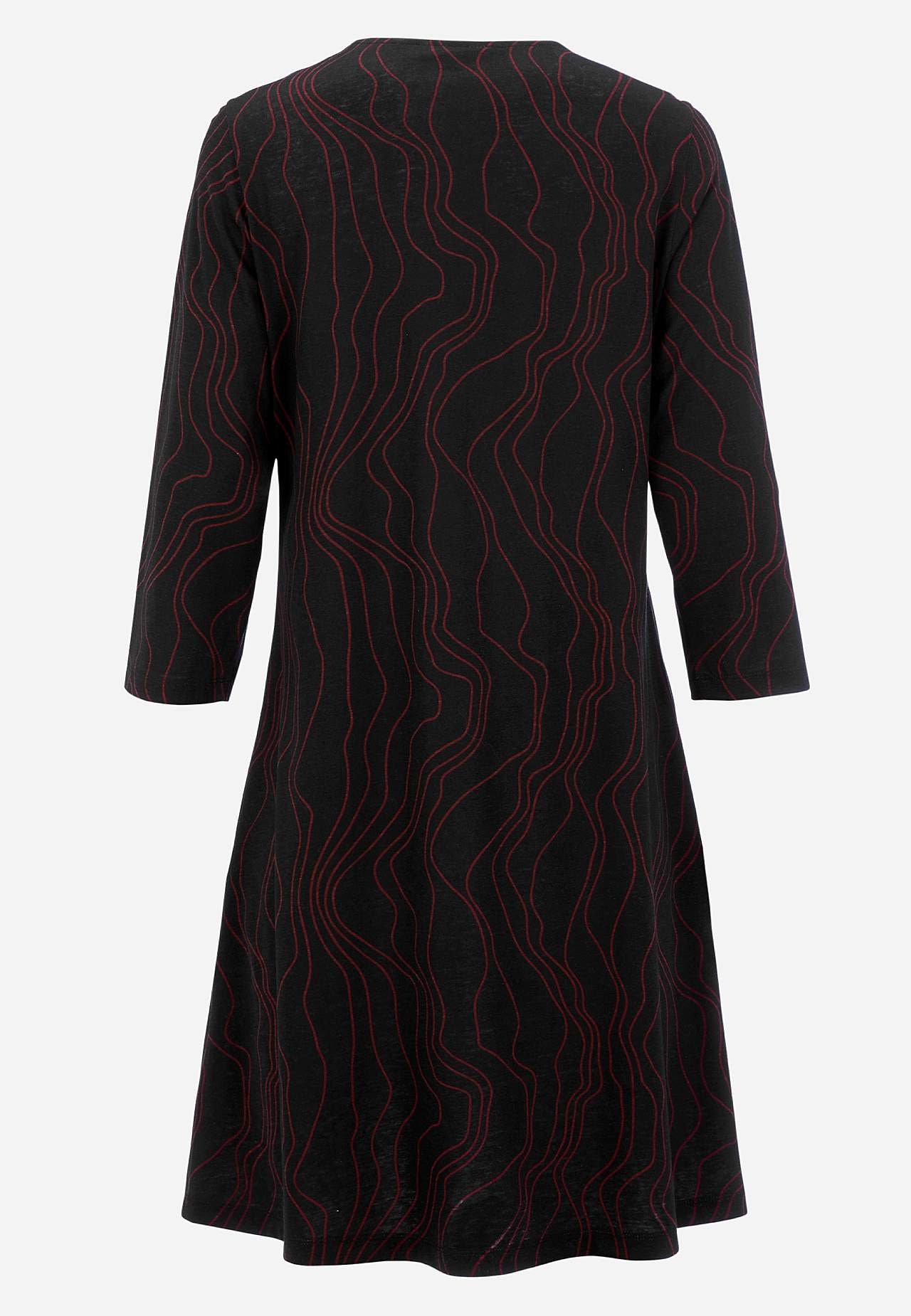 V-halset Jersey-kjole