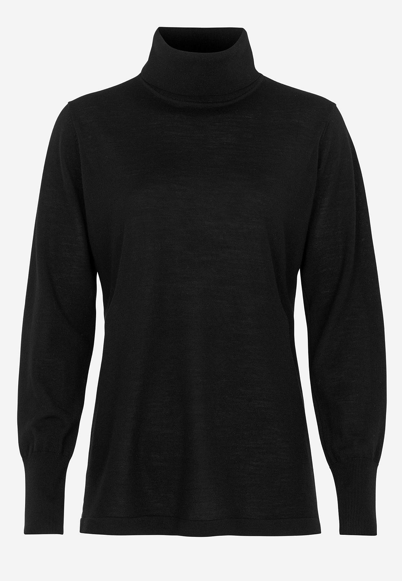 Polohals Premium i merinoull