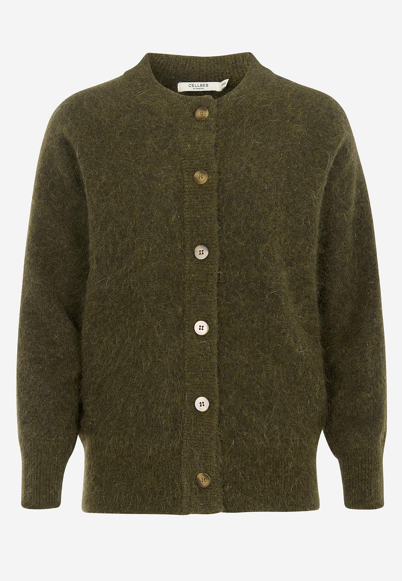 Cardigan Premium i mohair- og ullblanding