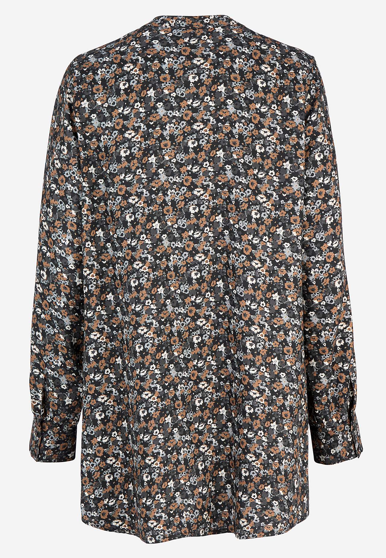 Vevet tunika med knapper