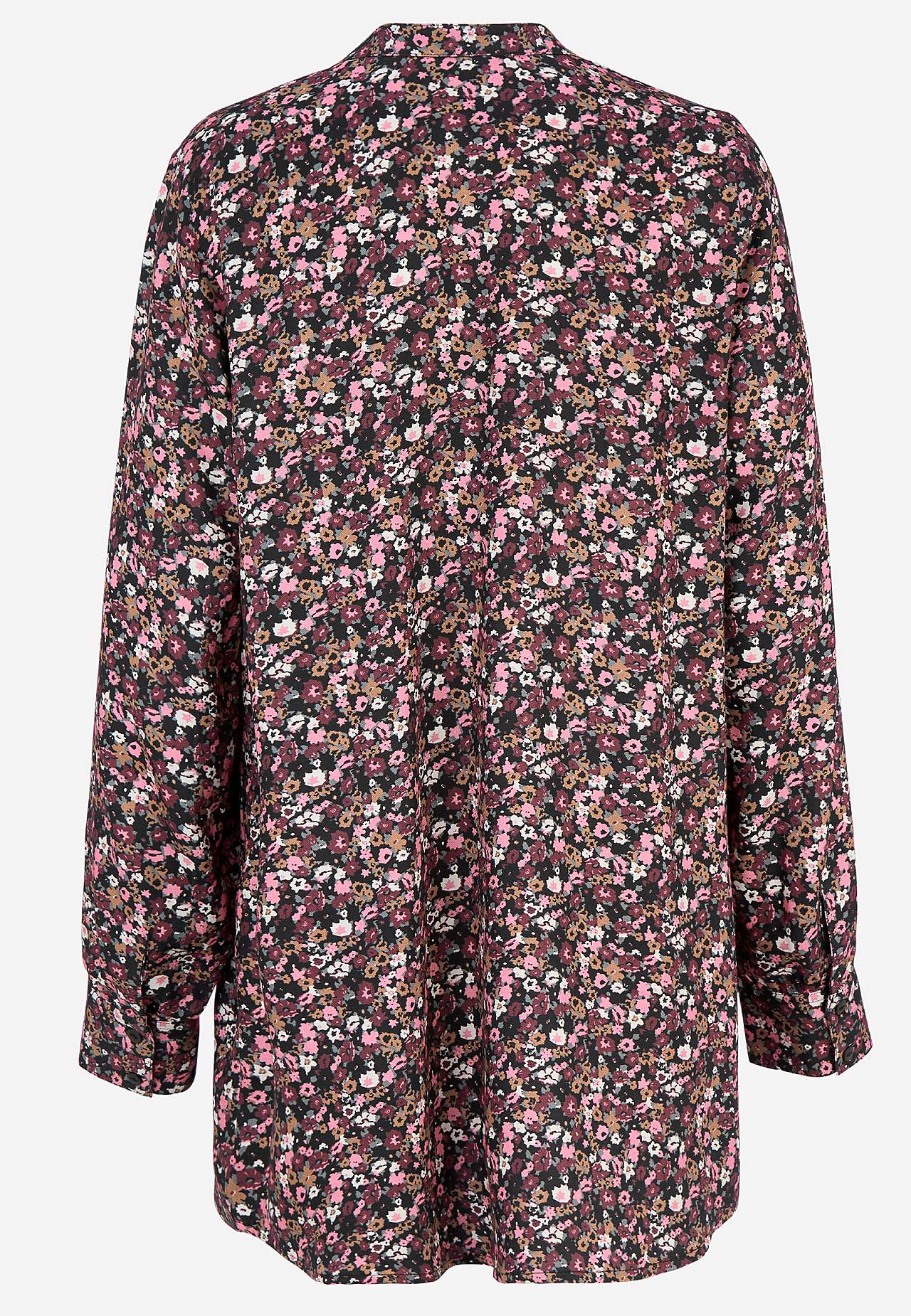 Vevet tunika med knapper