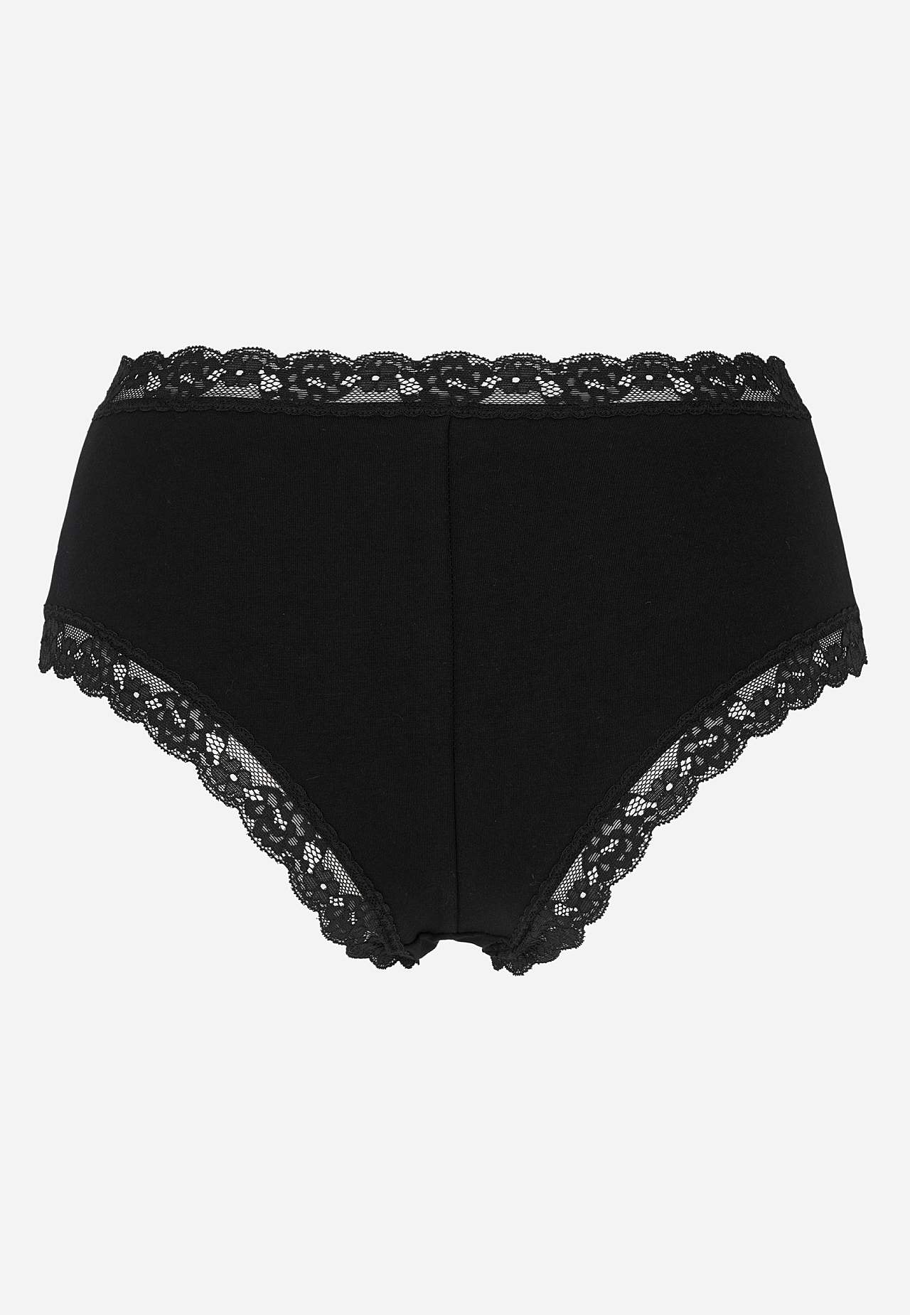 Bomullstruse med blondekant 3-pakning 3-pack