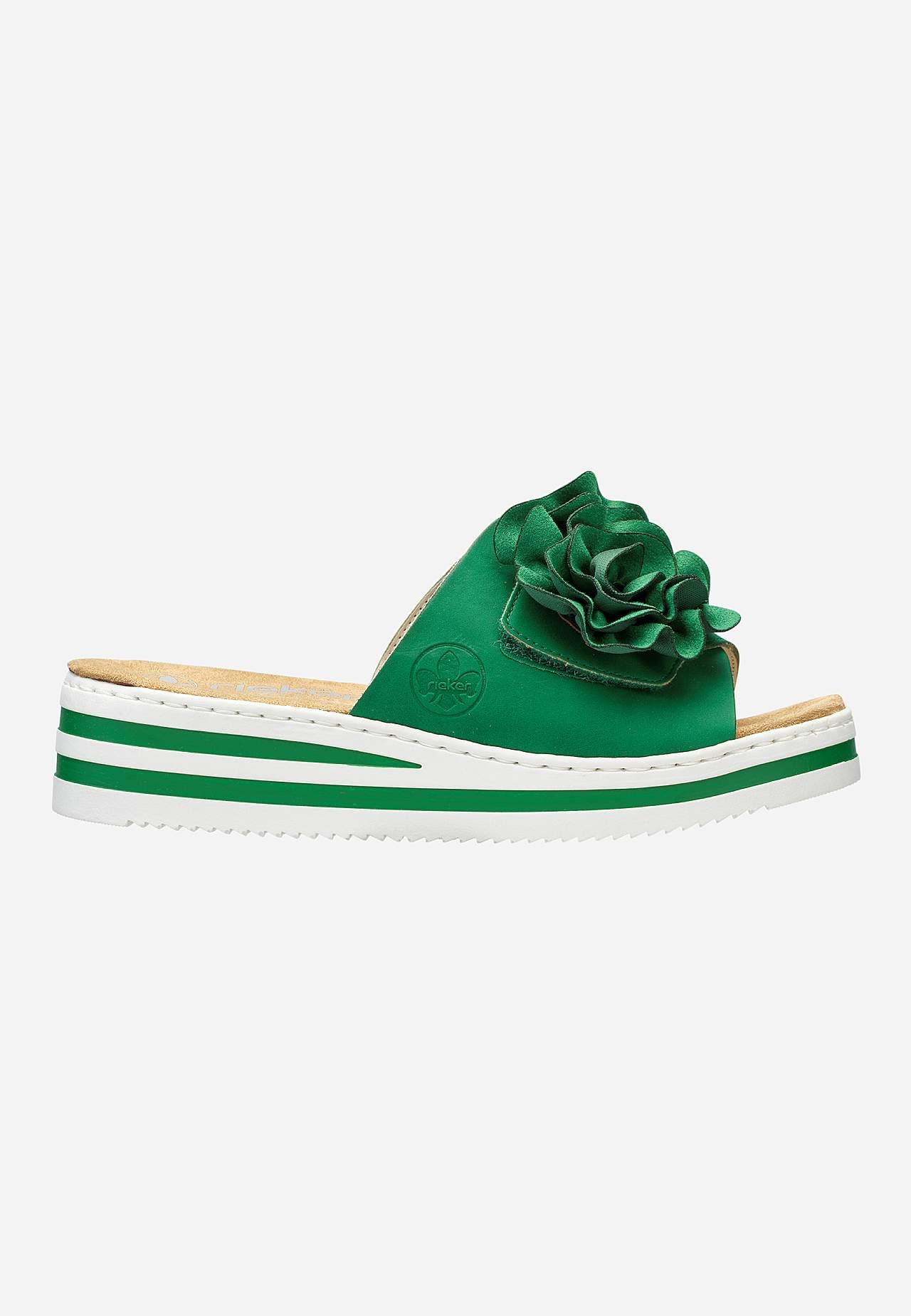 Sandal med kilehæl