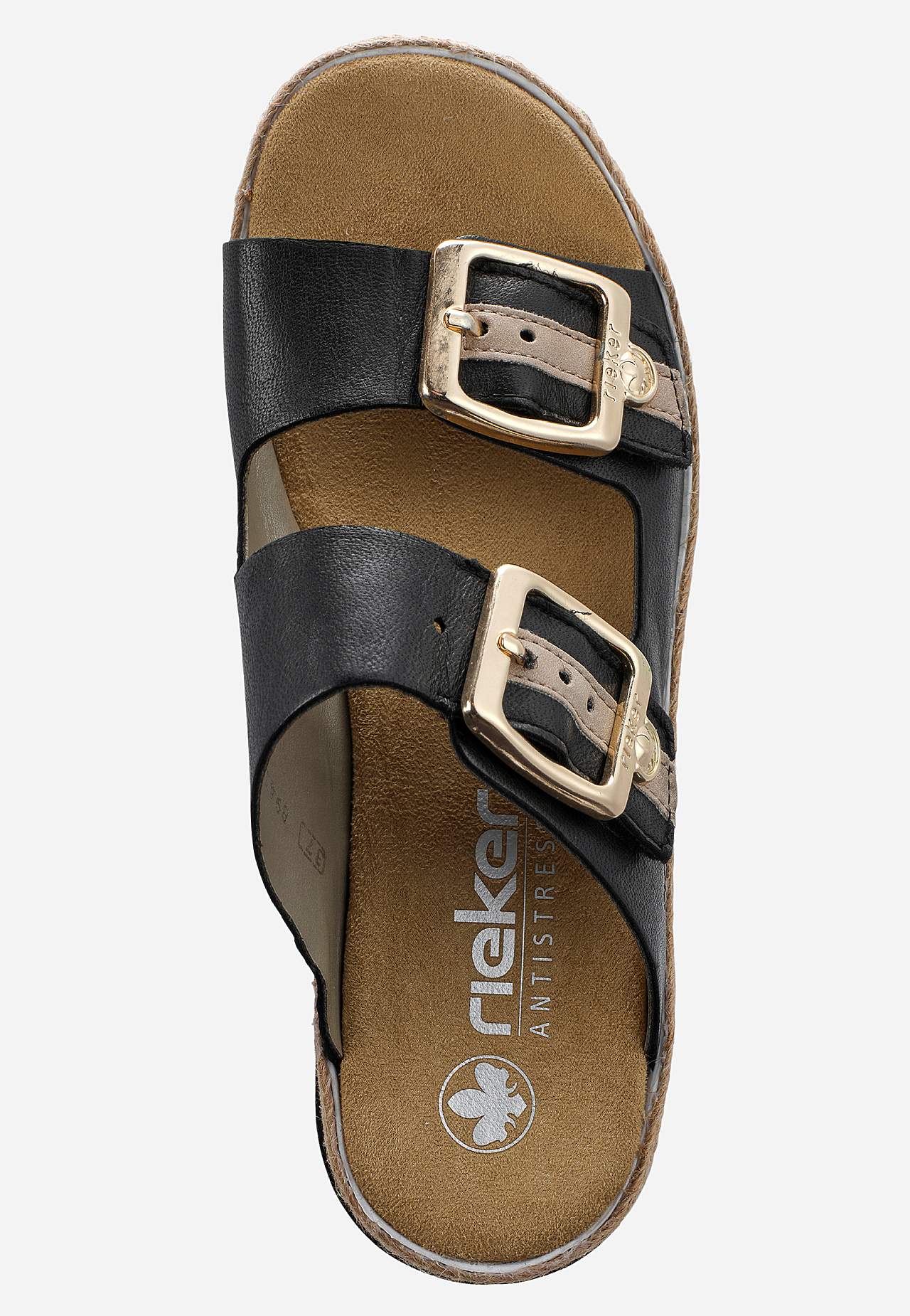 Skinnsandal med justerbare stropper