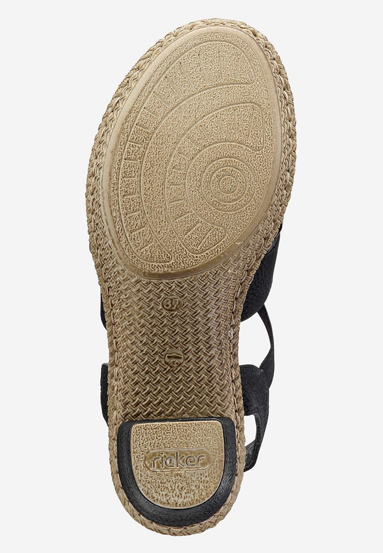 Sandalett med dekorative stropper