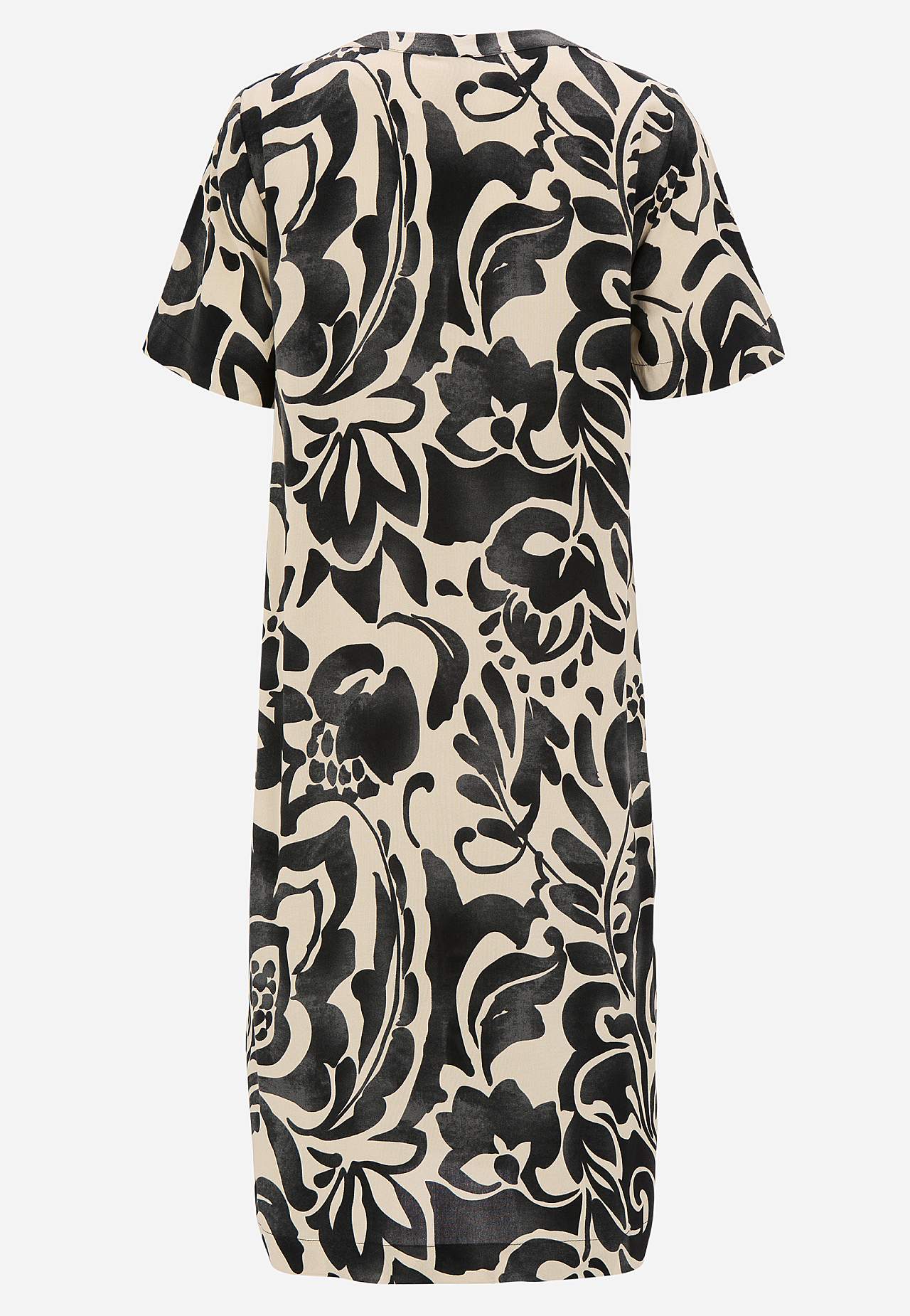 Vevet, mønstret viskosekjole