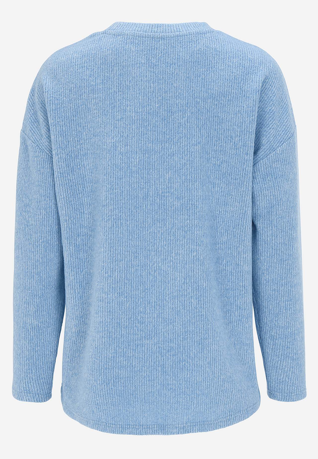 Supermyk genser med dekorativ midtsøm Beata