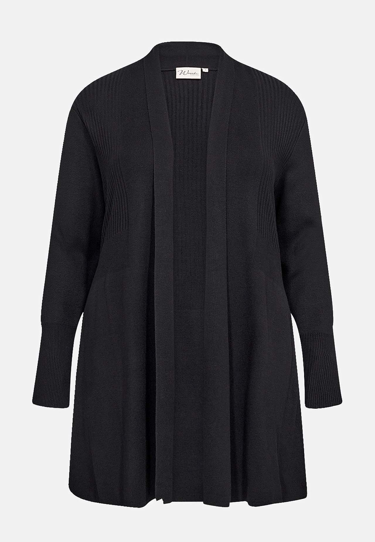 Finstrikket cardigan