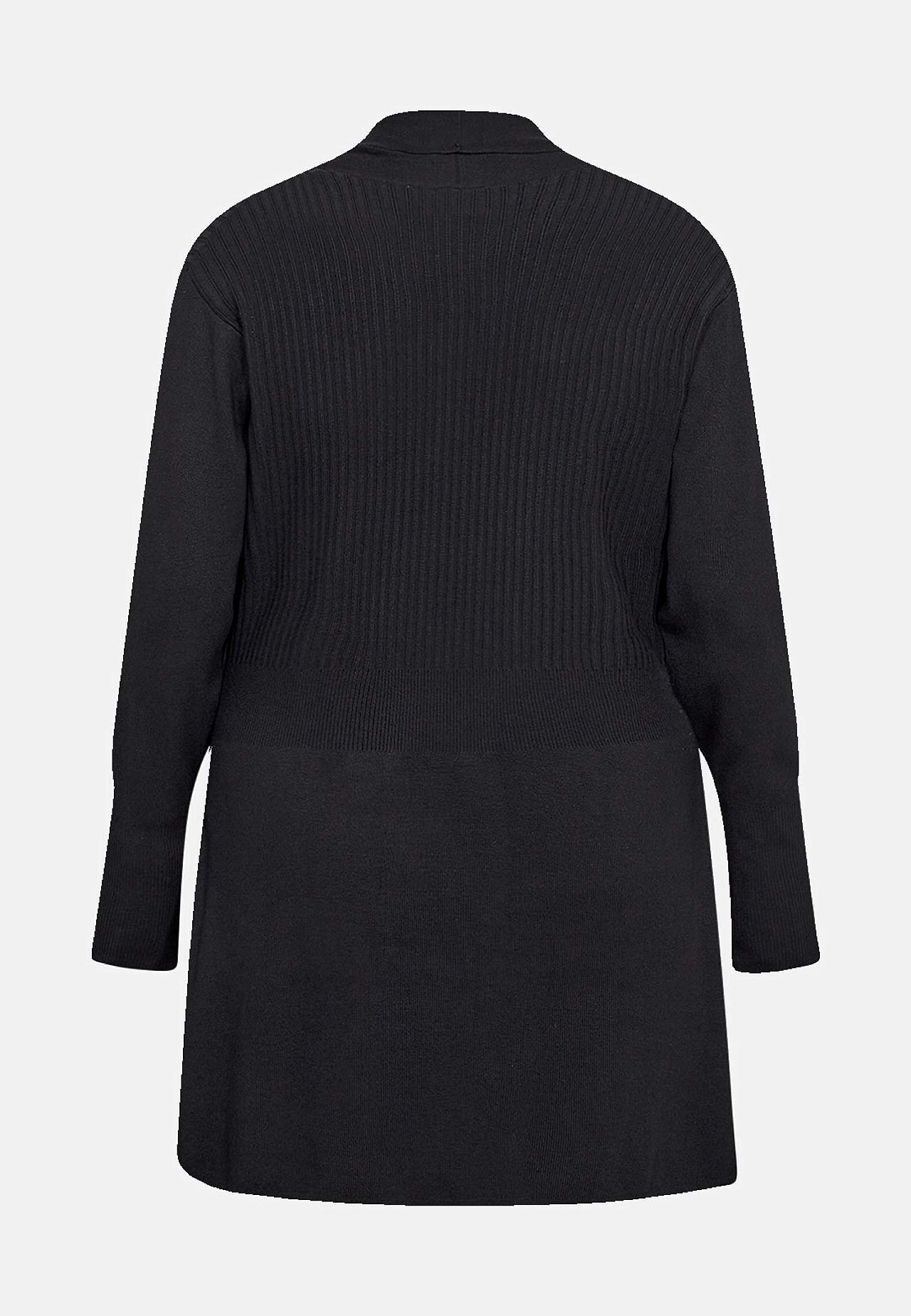 Finstrikket cardigan