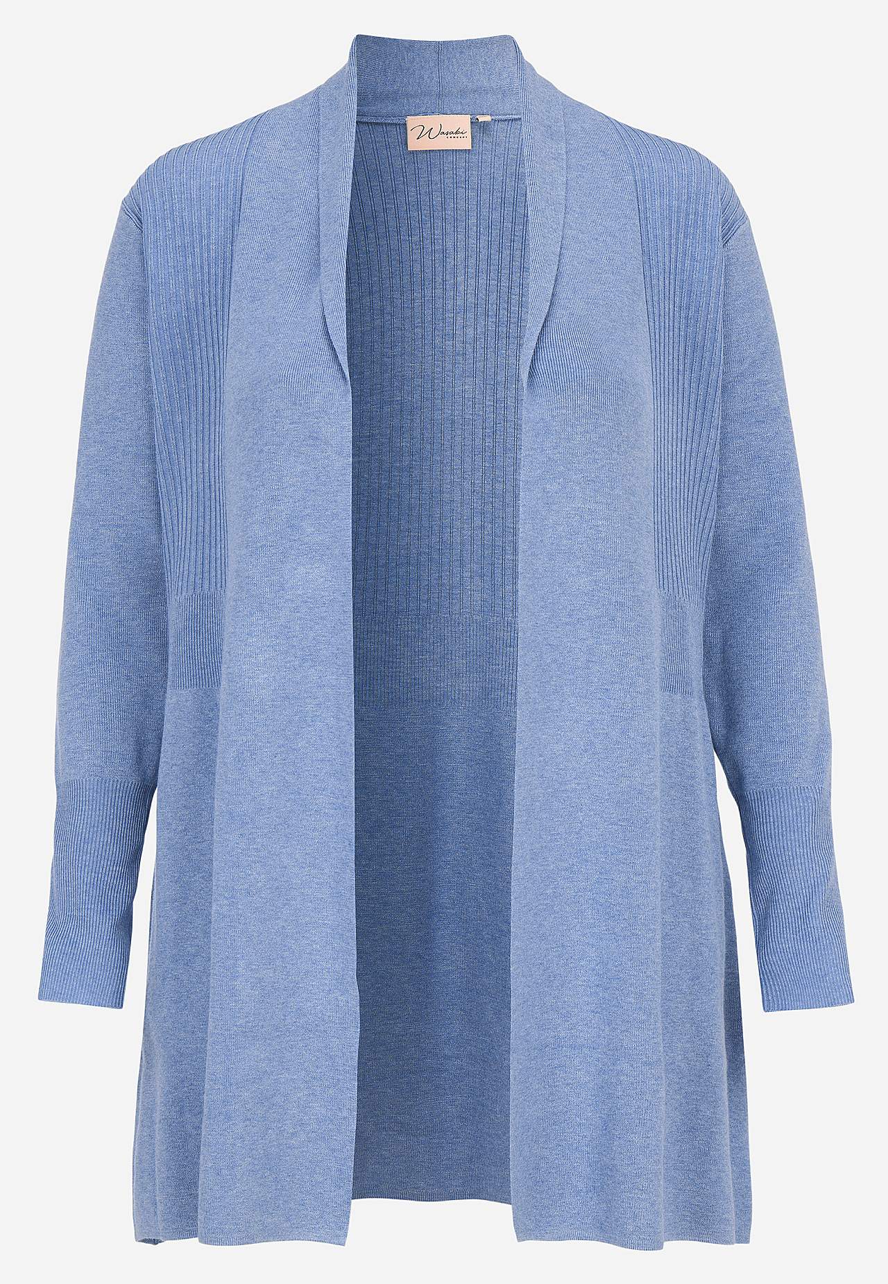 Finstrikket cardigan