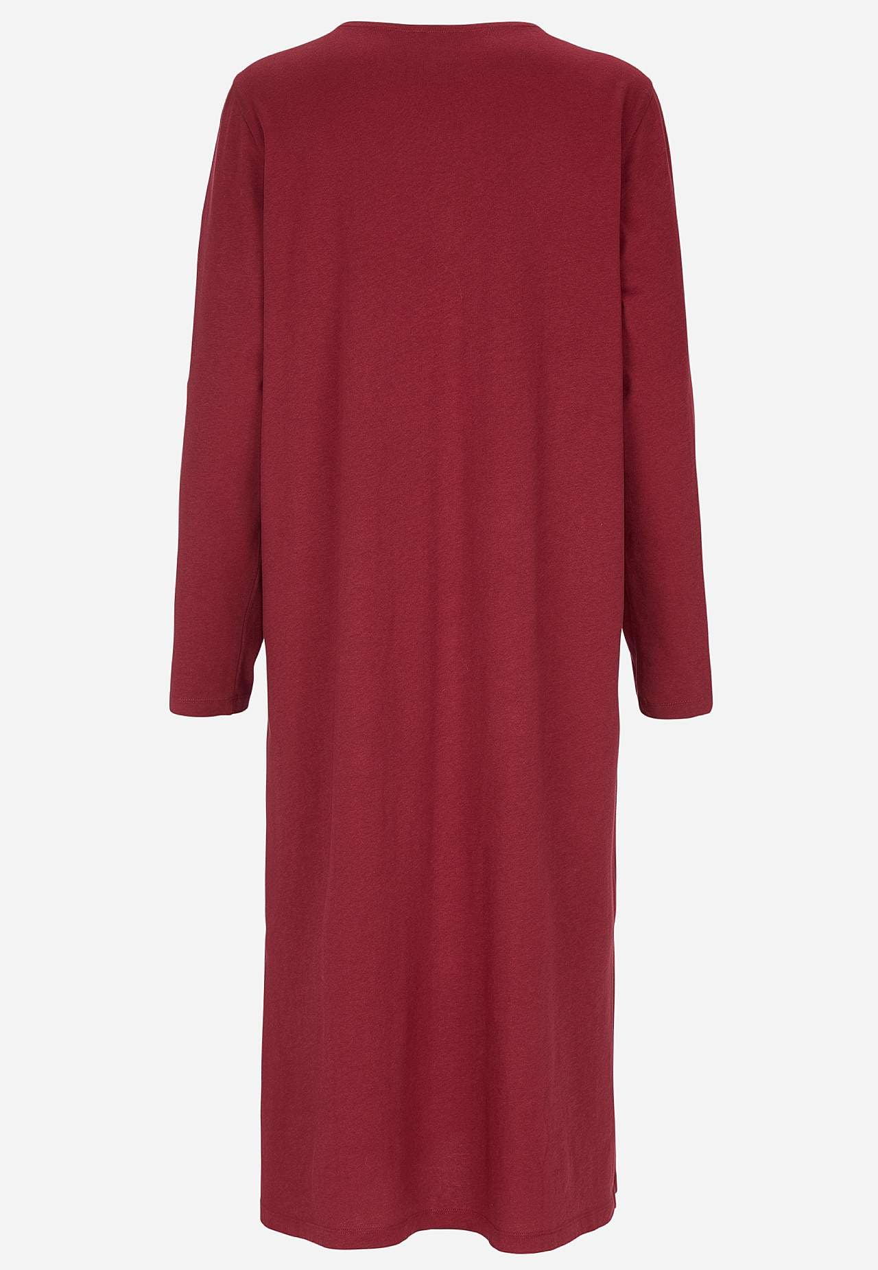 Lang nattkjole med blondekant