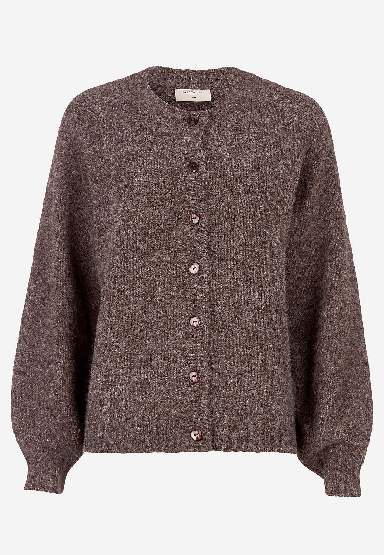 Strikket, myk cardigan