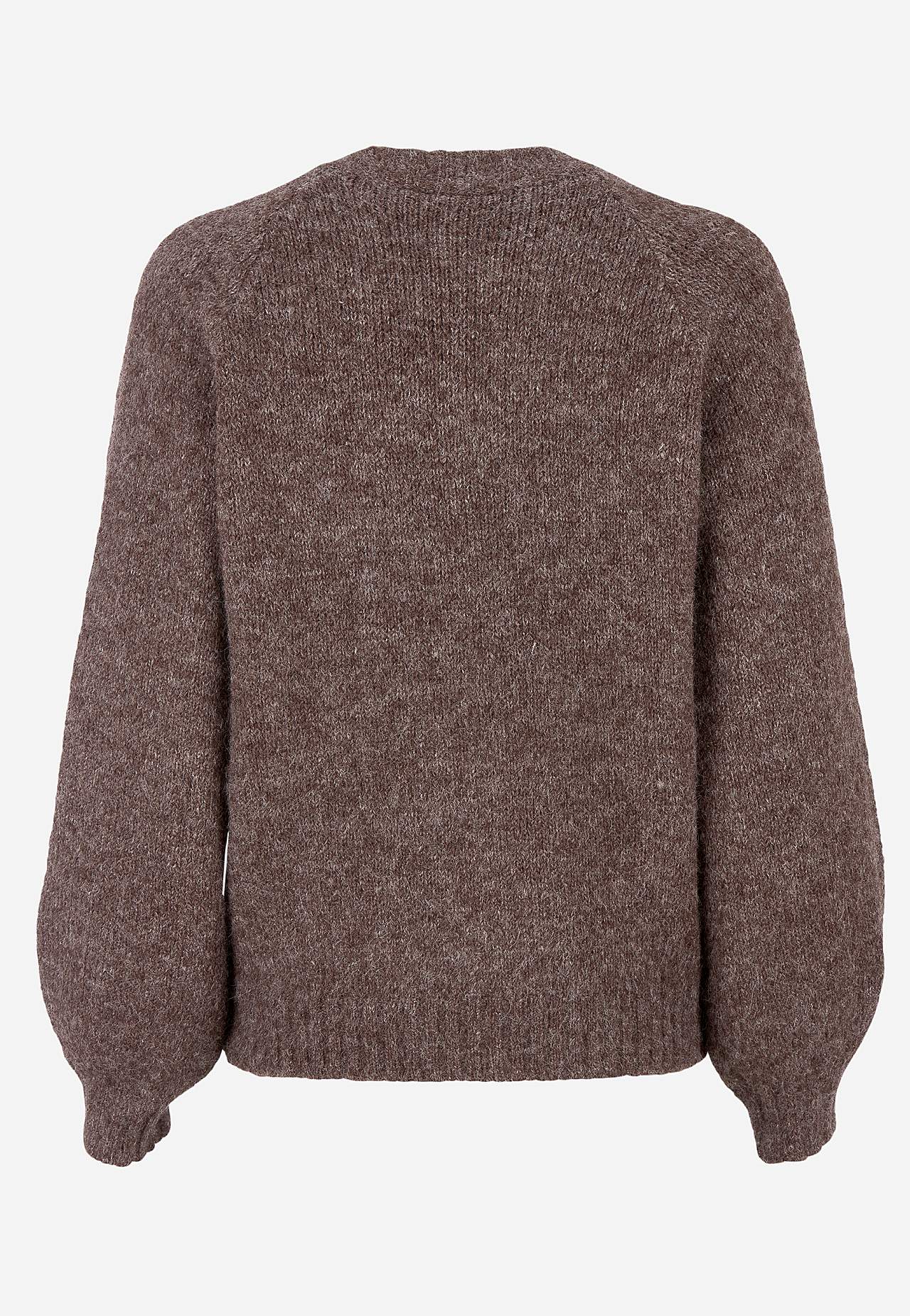 Strikket, myk cardigan