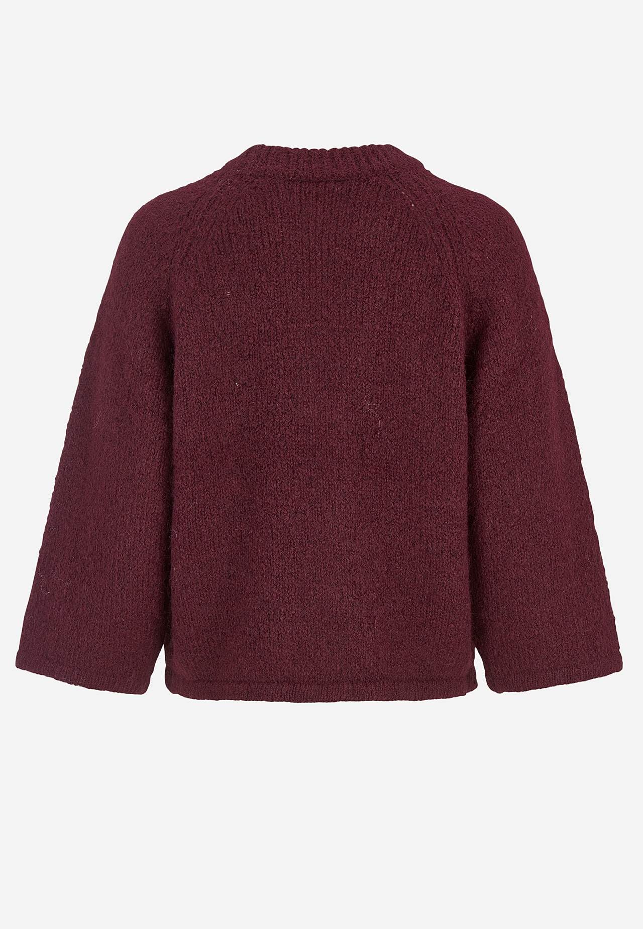 Strikkegenser med raglanermer