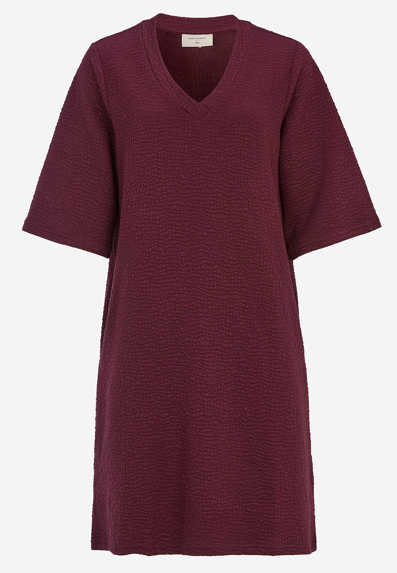 Strukturmønstret Jersey-kjole