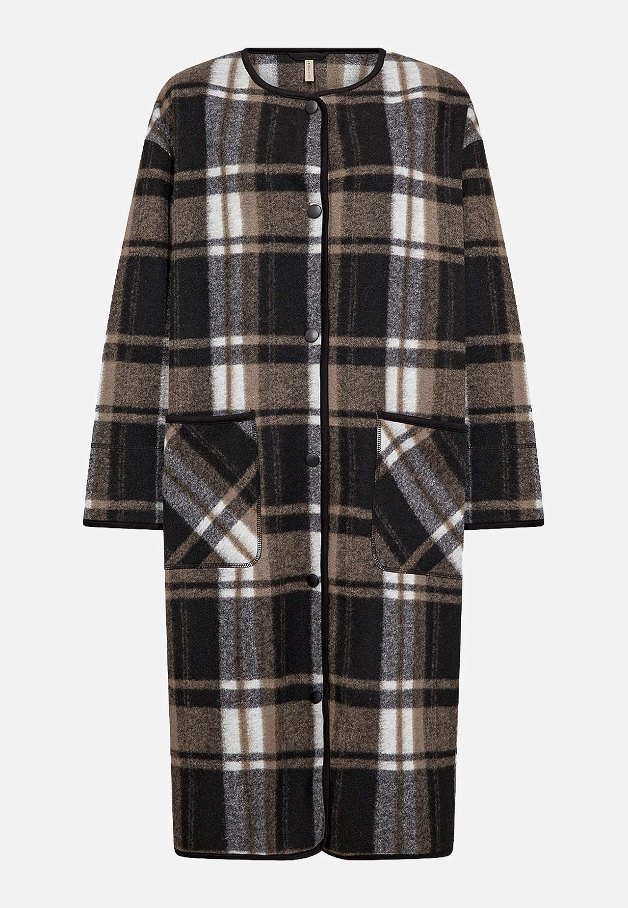 Filtet, rutete jakke