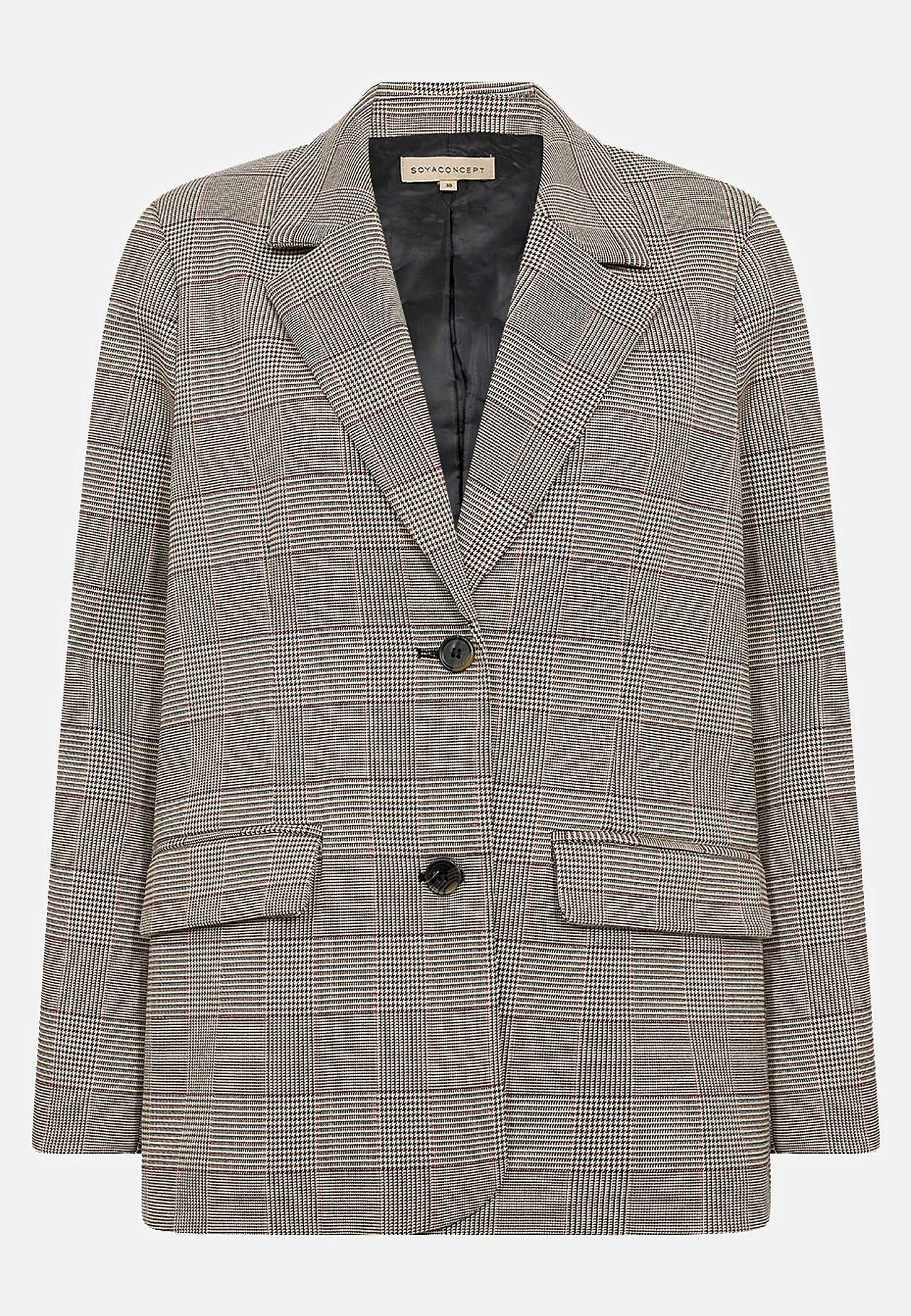 Pepitarutete, vevet dressjakke