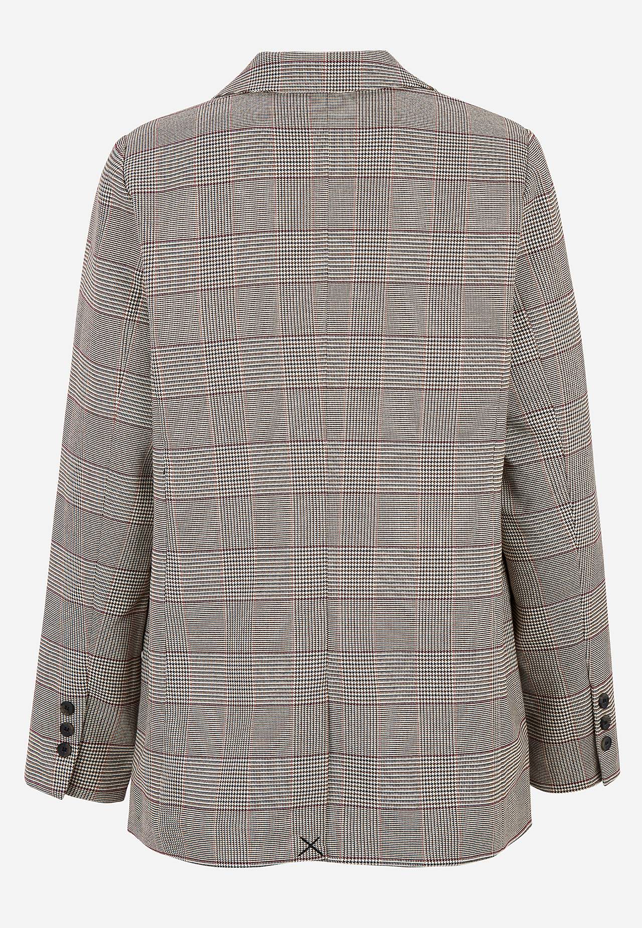 Pepitarutete, vevet dressjakke