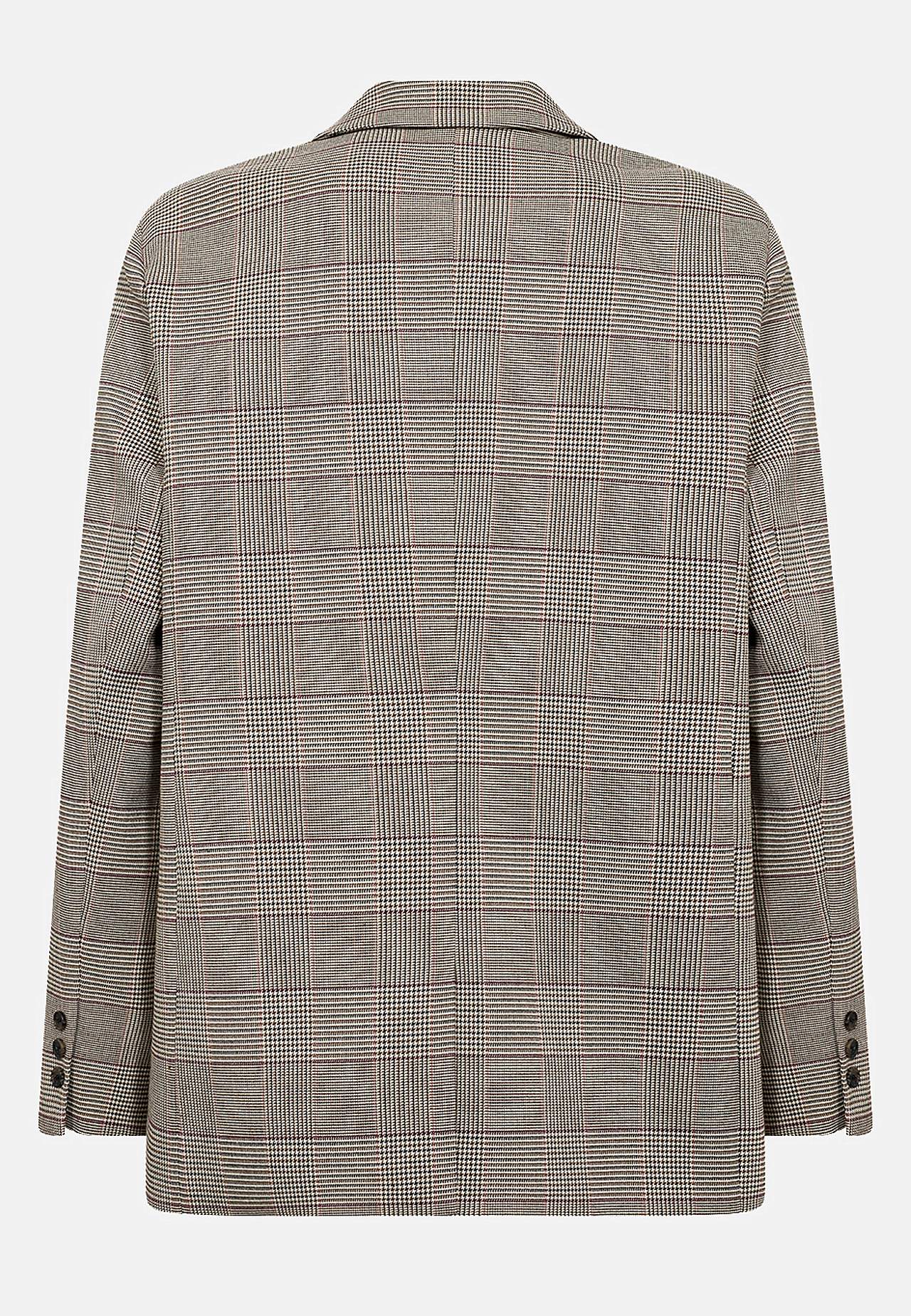 Pepitarutete, vevet dressjakke