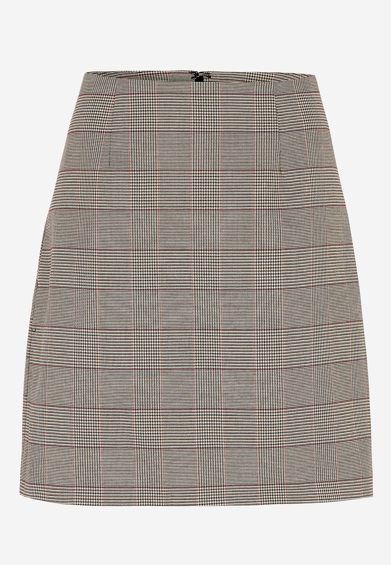 Pepitarutete, vevet skjørt