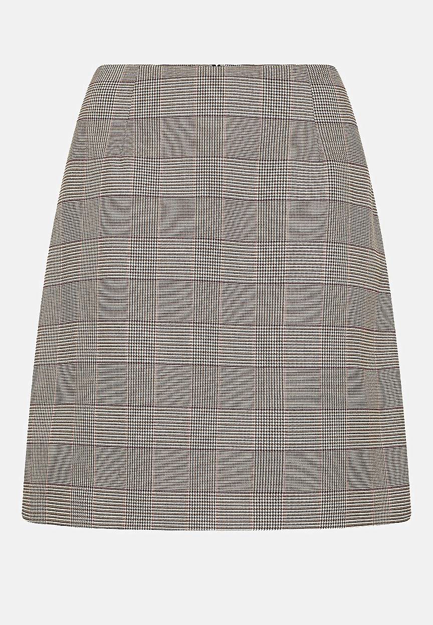 Pepitarutete, vevet skjørt