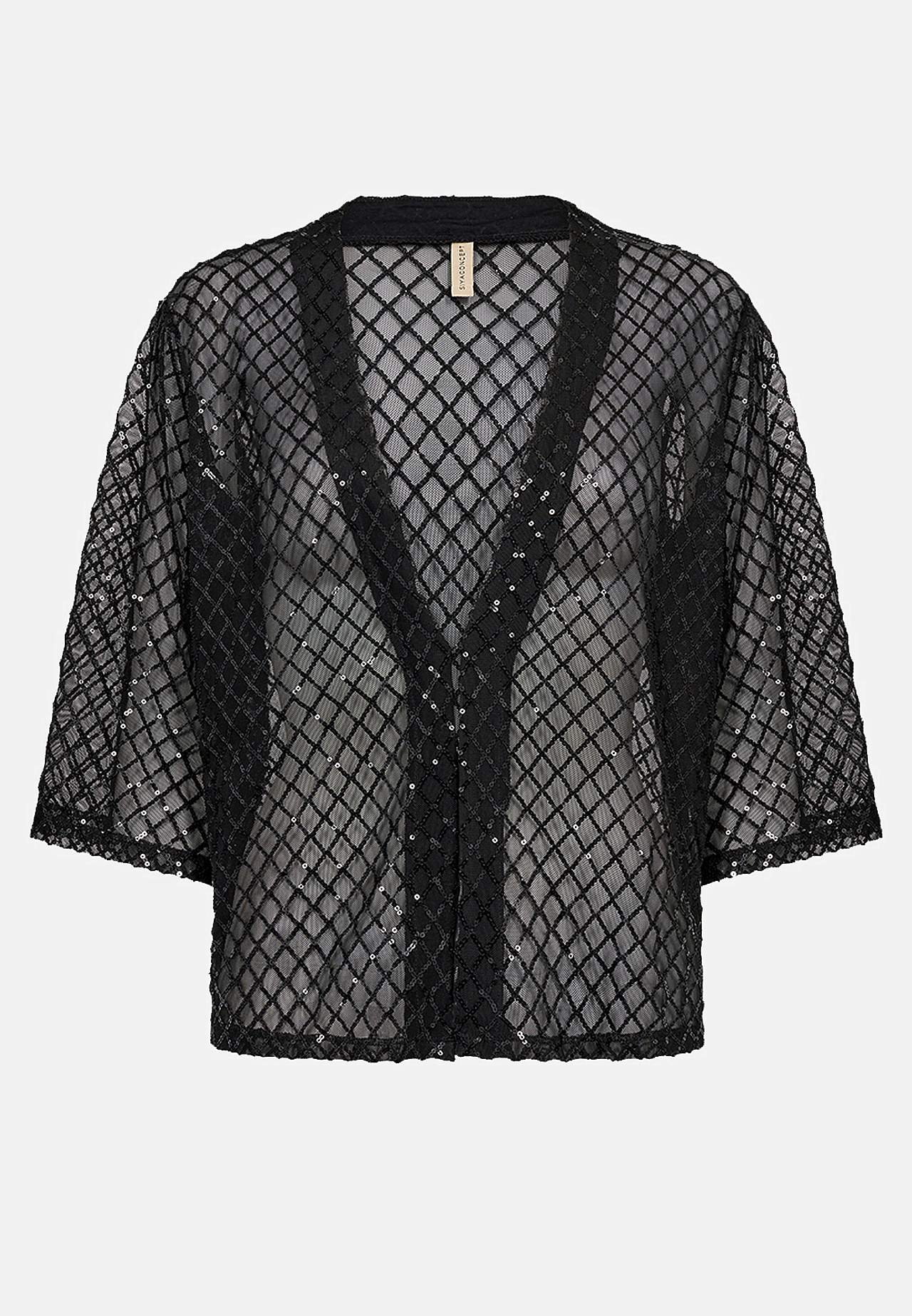 Elegant innendørsjakke med paljetttter