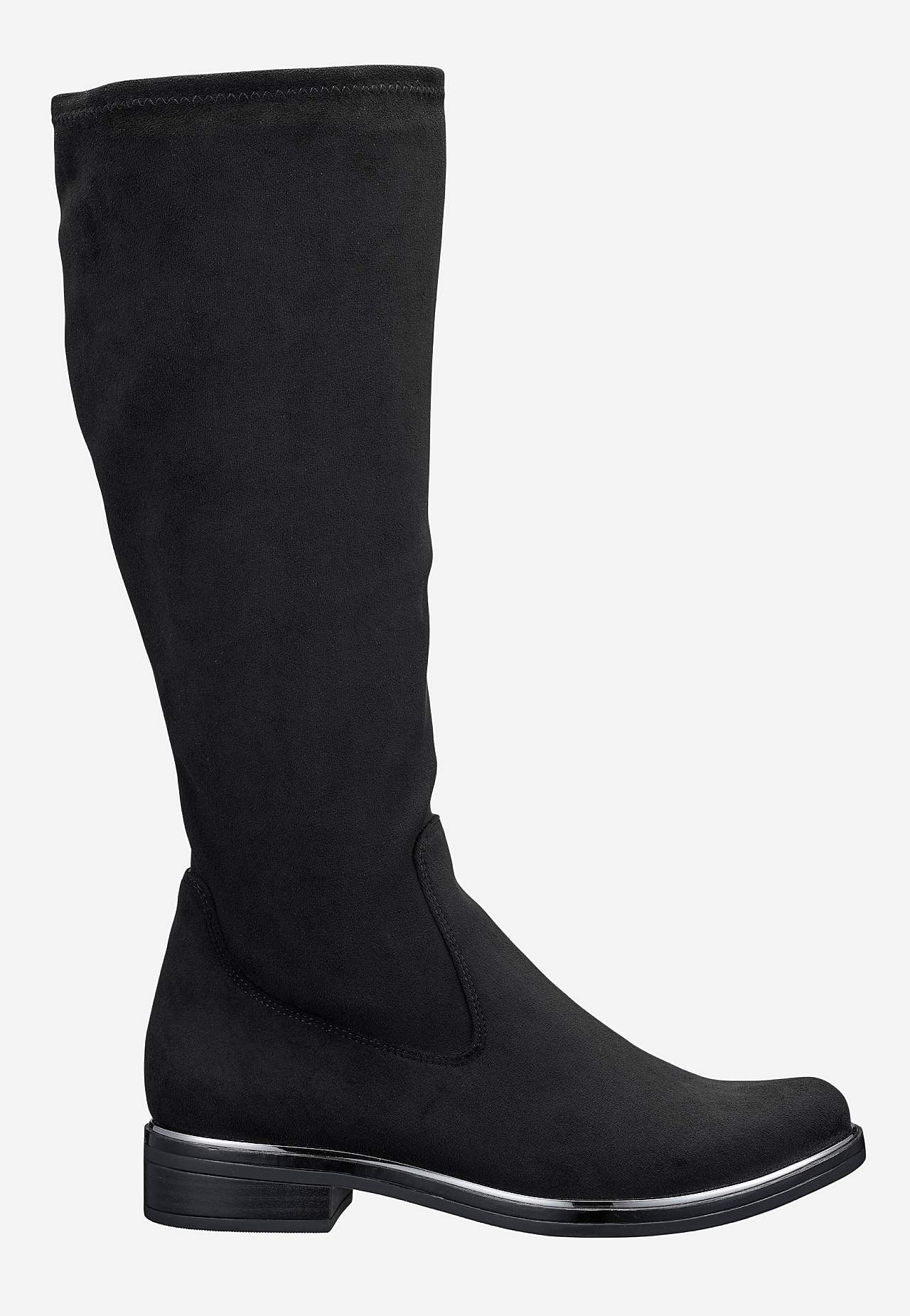 Støvel med stretchy skaft