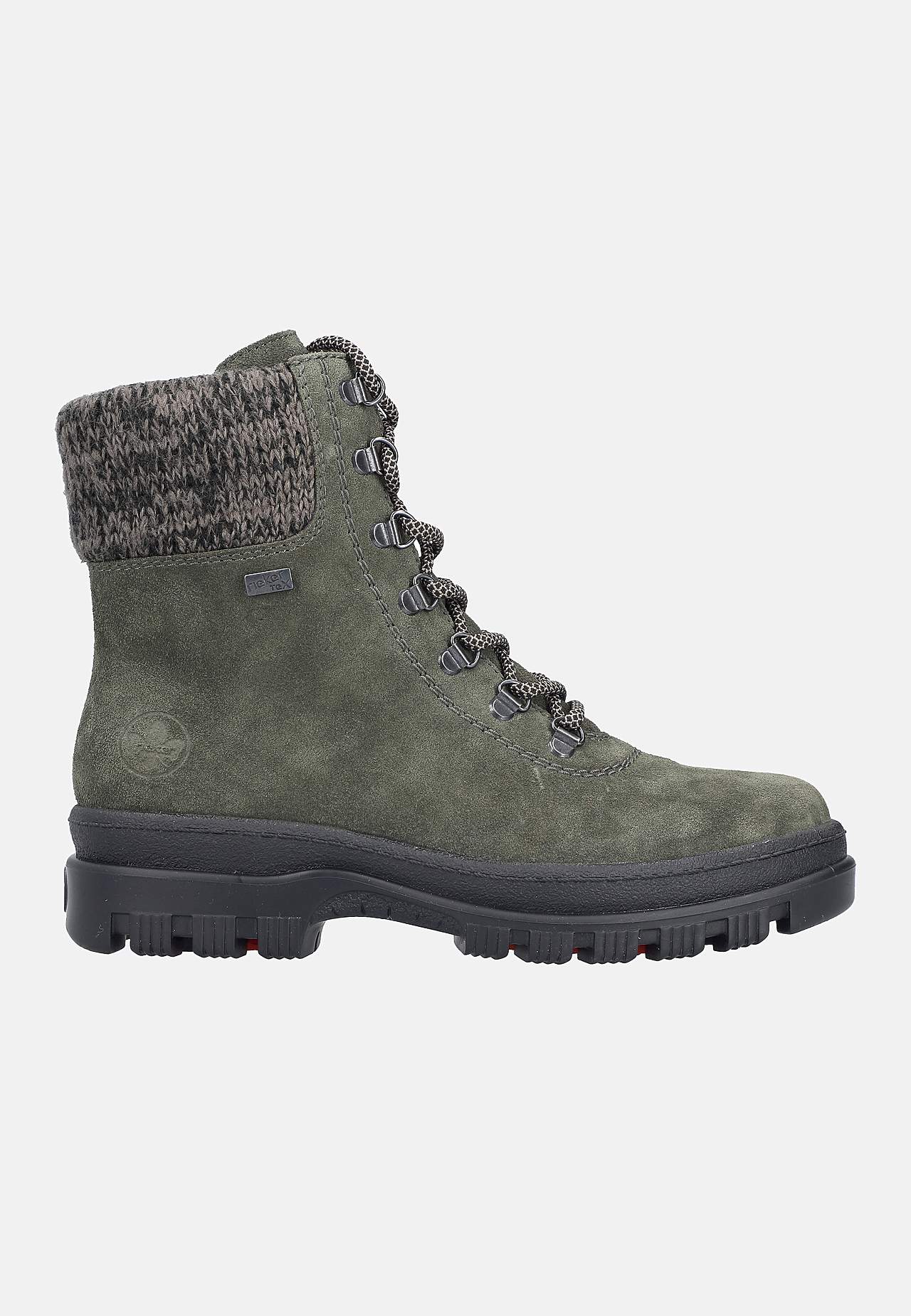 Lærstøvel med uttrekkbare brodder