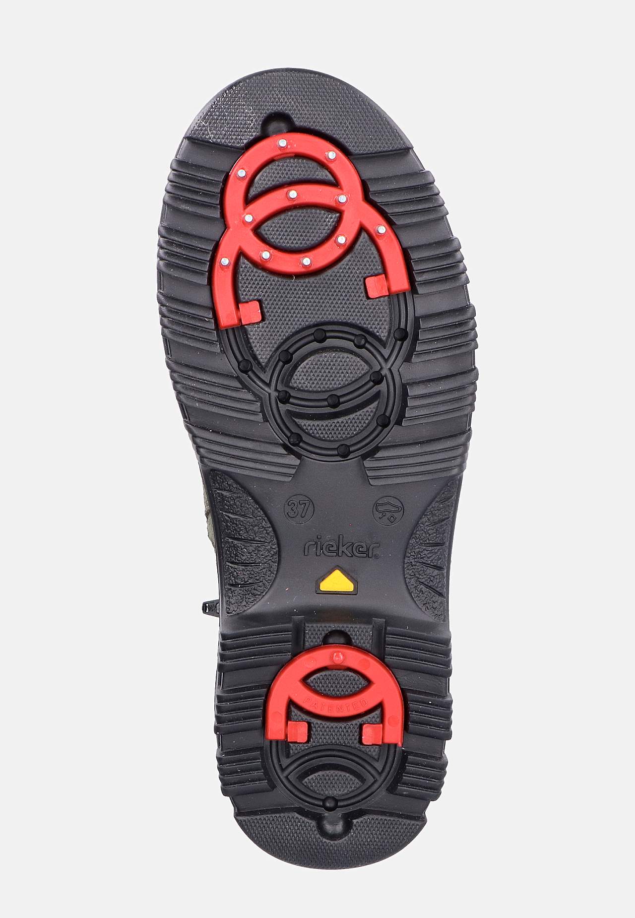 Lærstøvel med uttrekkbare brodder