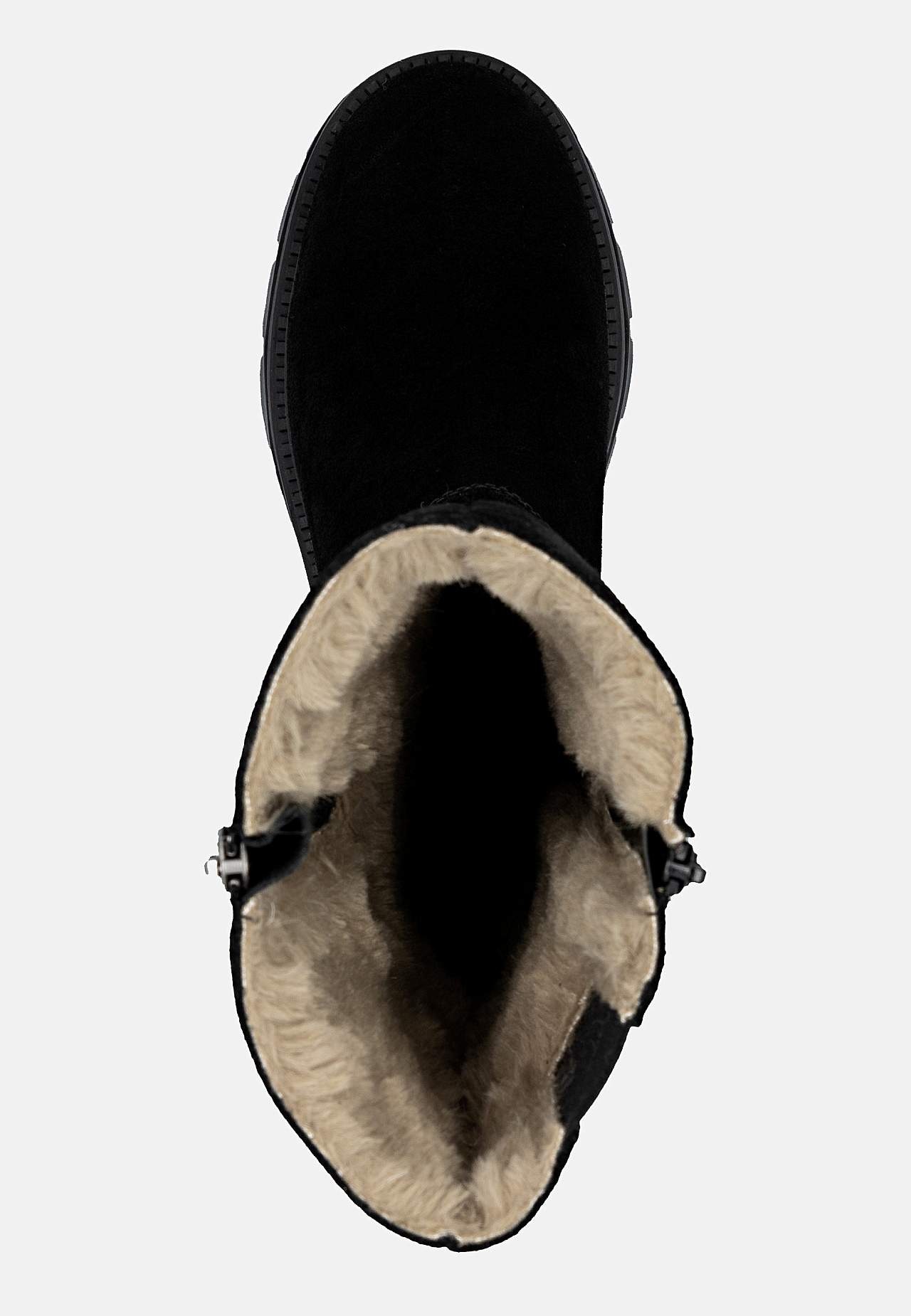 Vinterstøvler i semsket skinn
