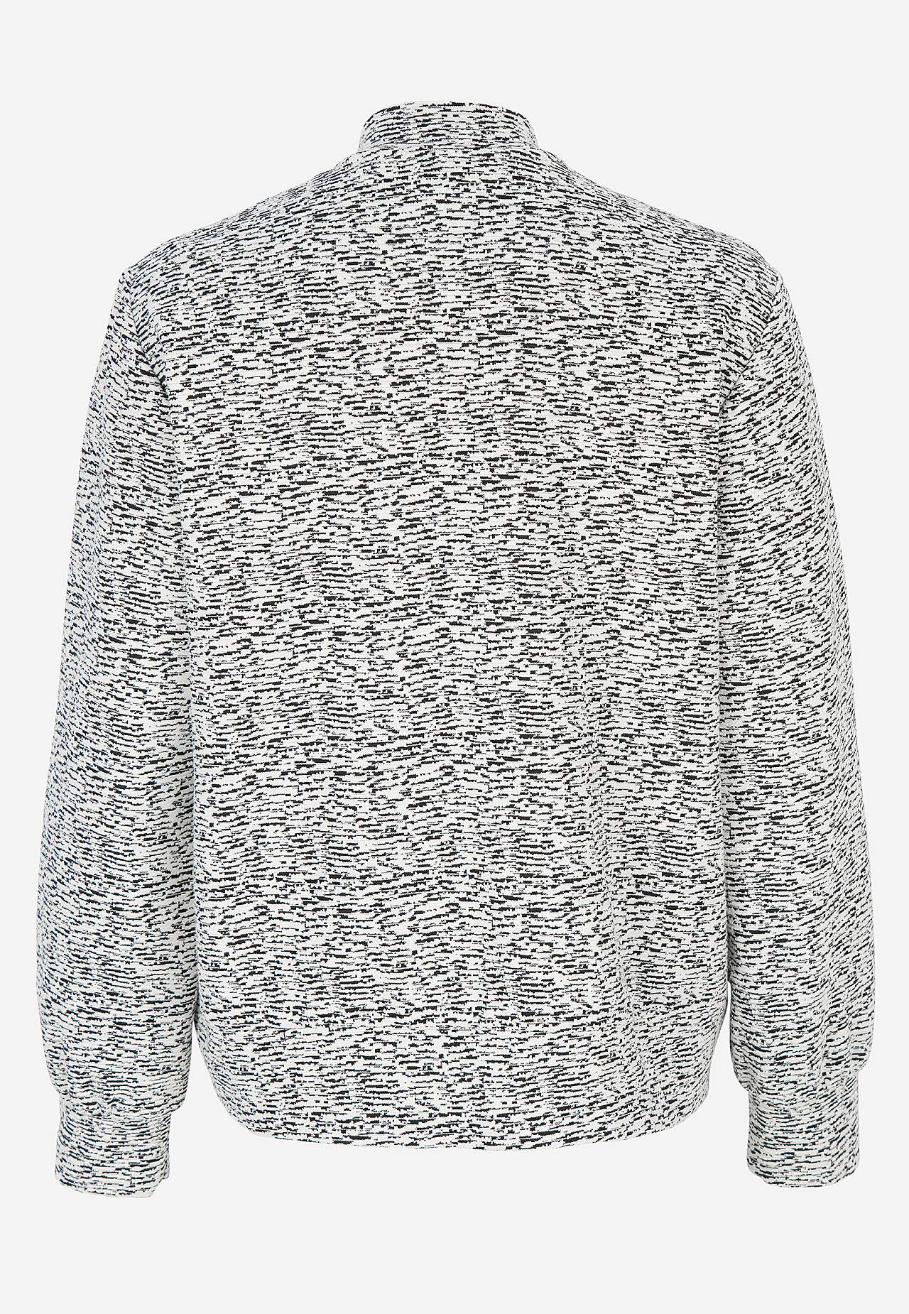 Bomberjakke i tricot