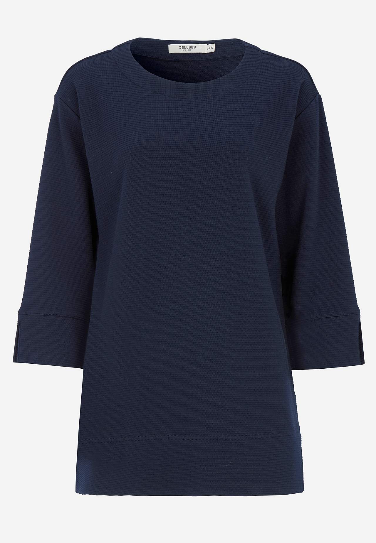 Jerseytunika med splitt