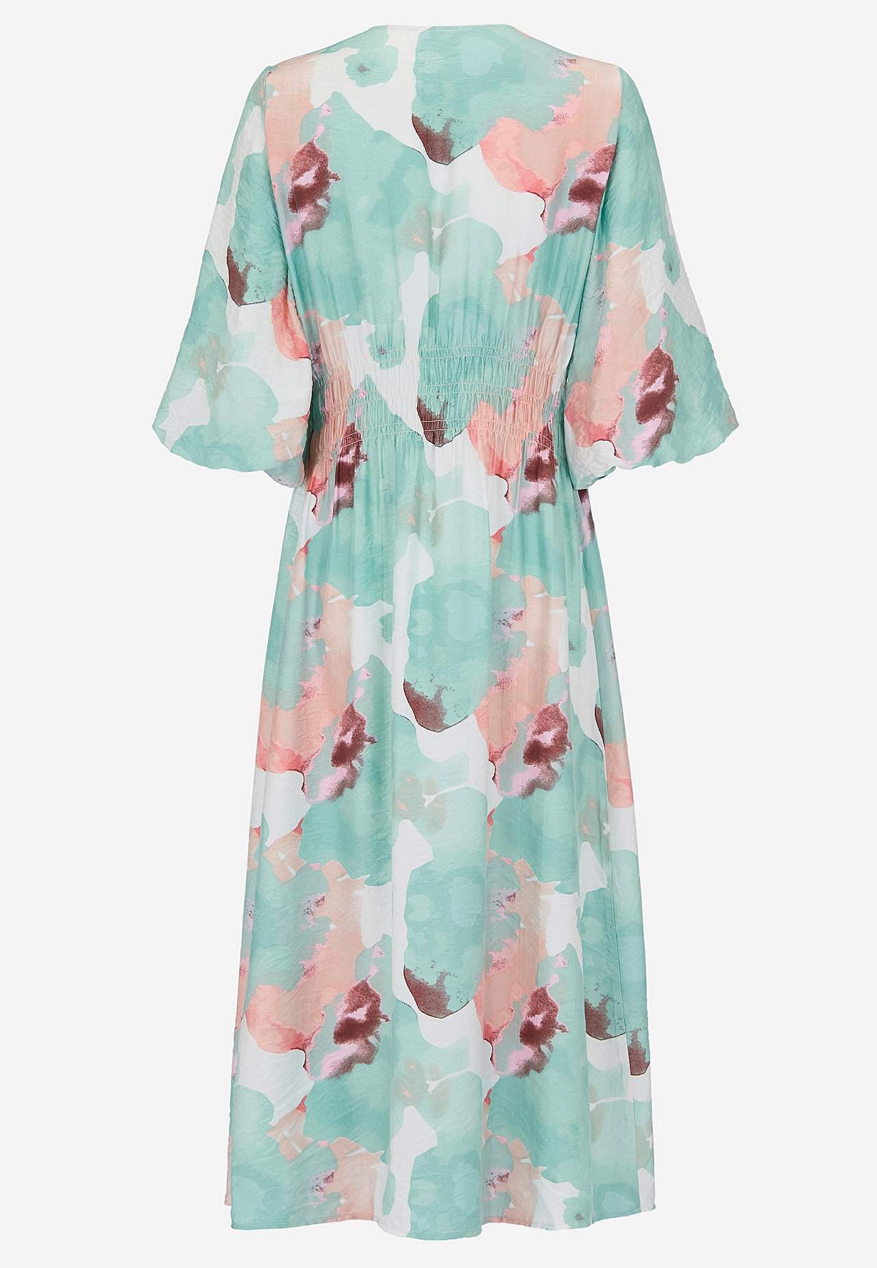 Kjole med fôret pufferme