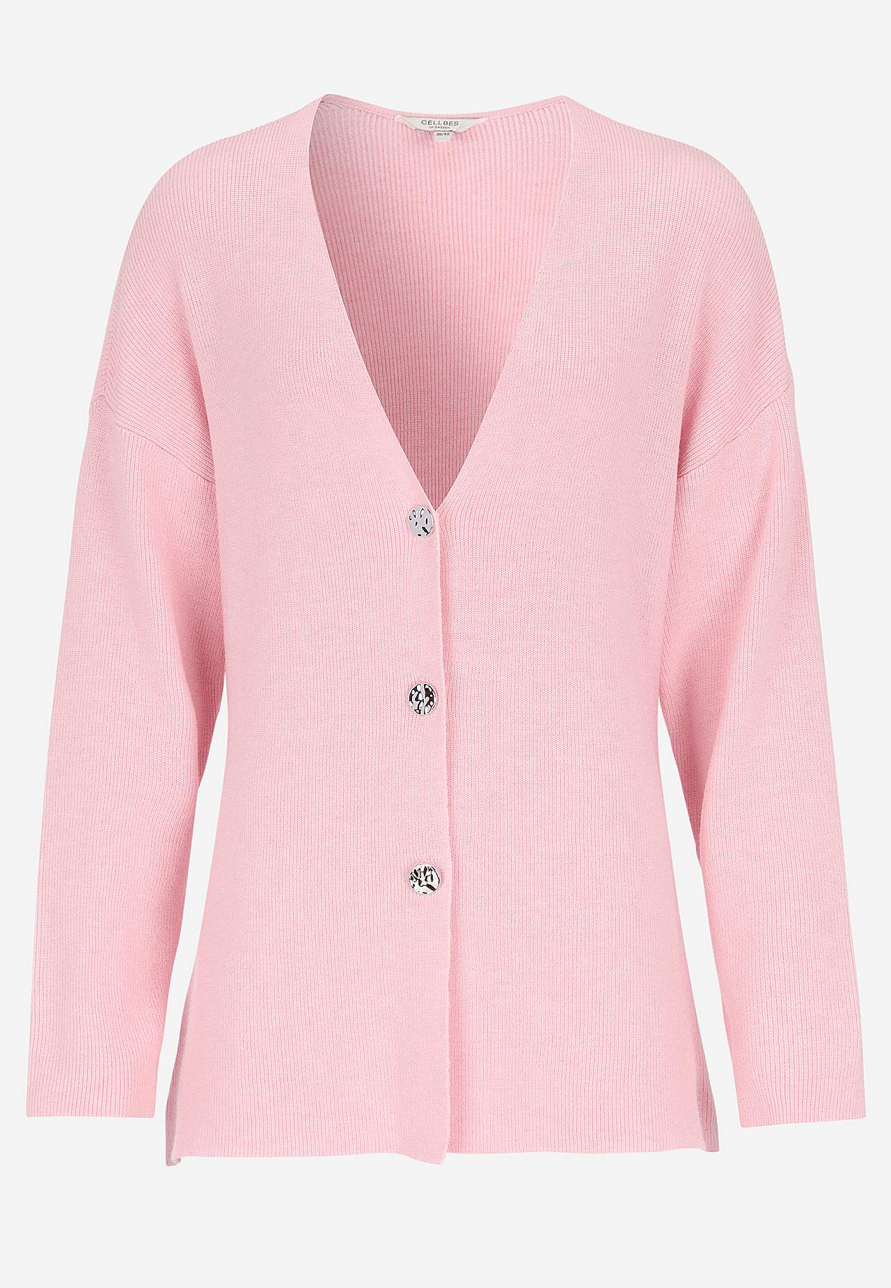 Finstrikket cardigan