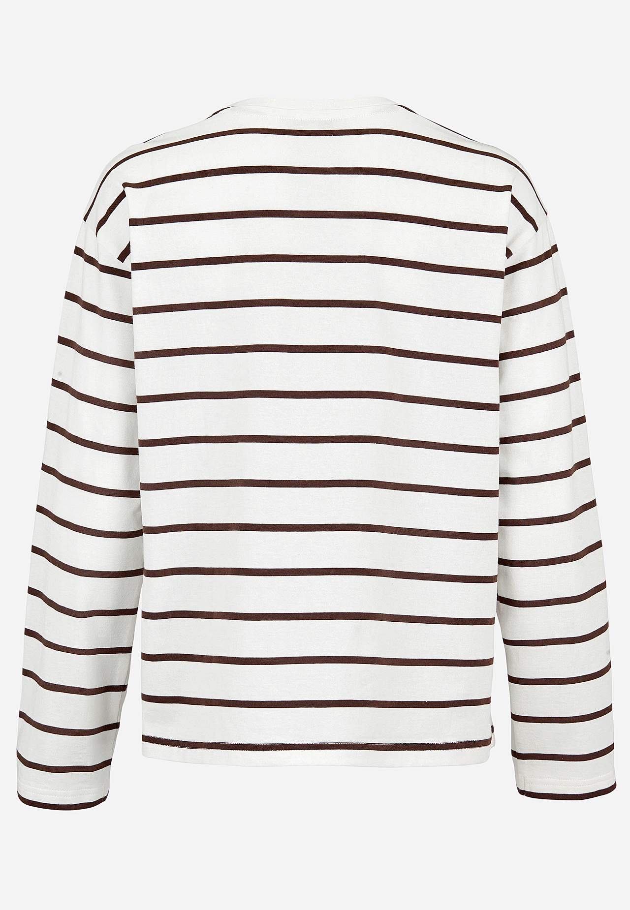 Stripete jerseytopp i økologisk bomull