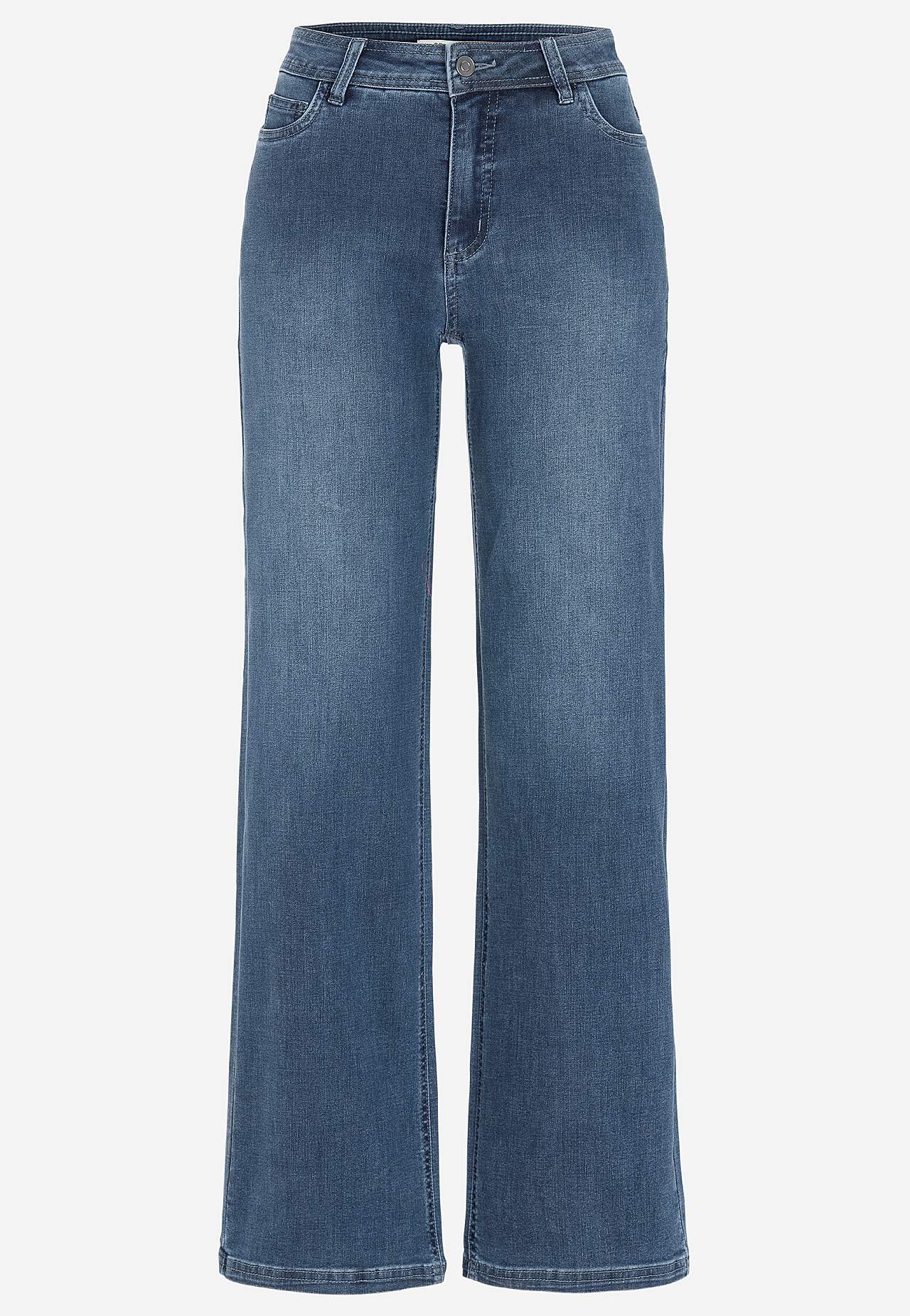 Vide jeans i superstretch denim Sara
