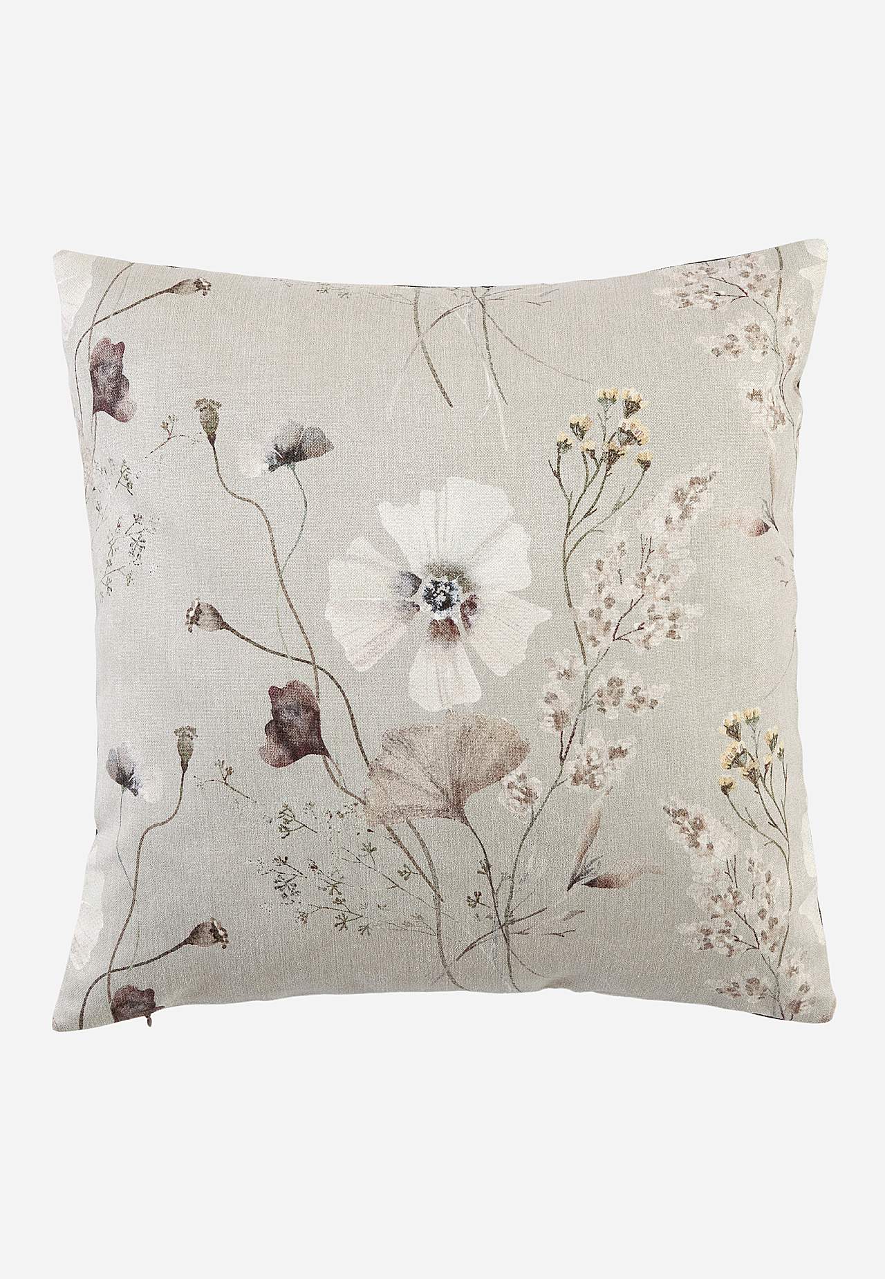 Putetrekk med et blomstermønster
