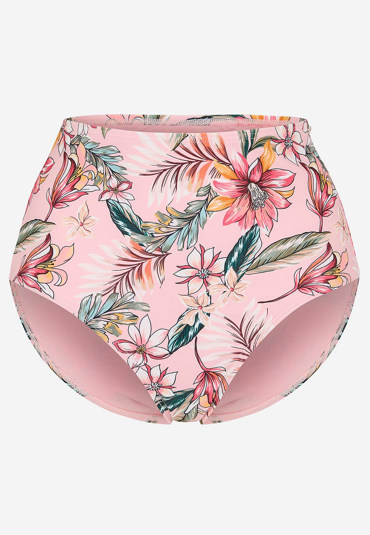 Bikiniunderdel med høy midje og et blomstermønster Verona