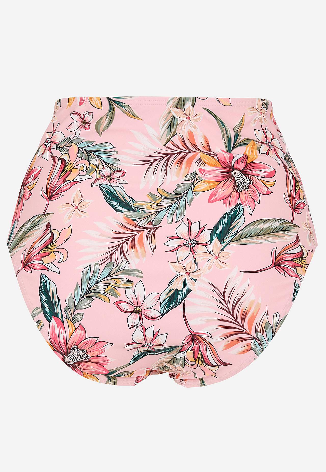 Bikiniunderdel med høy midje og et blomstermønster Verona