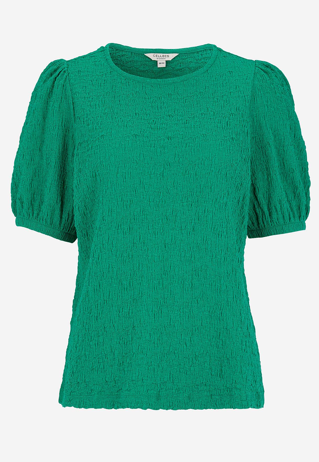 Jerseytopp med struktur