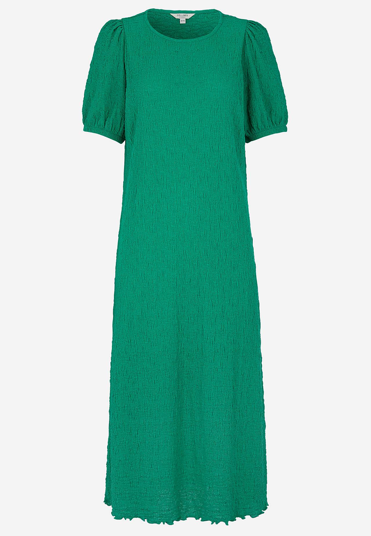 Jersey-kjole med struktur