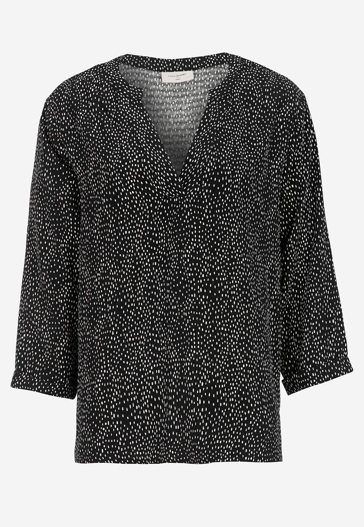 Jacquardvevd bluse