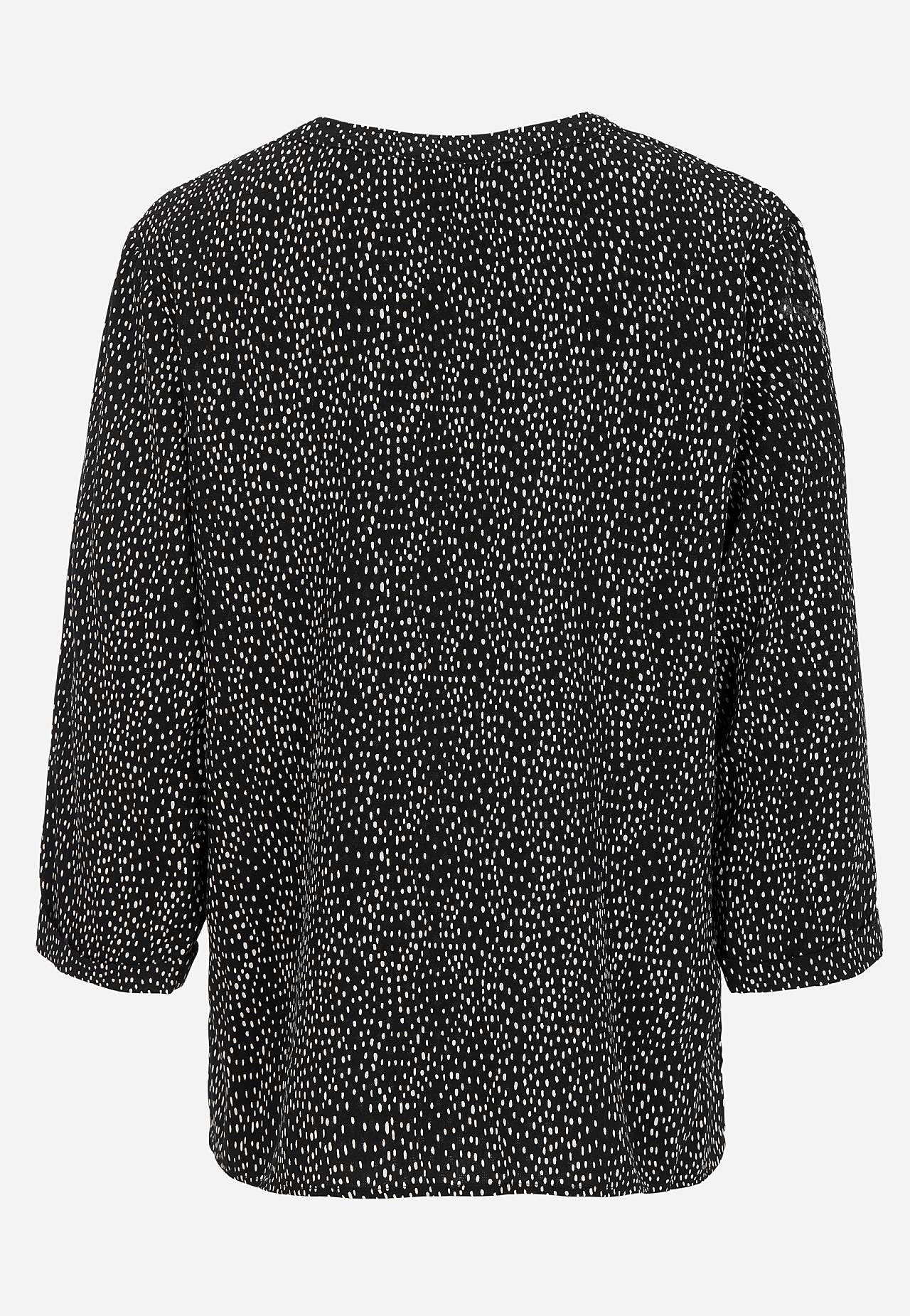Jacquardvevd bluse