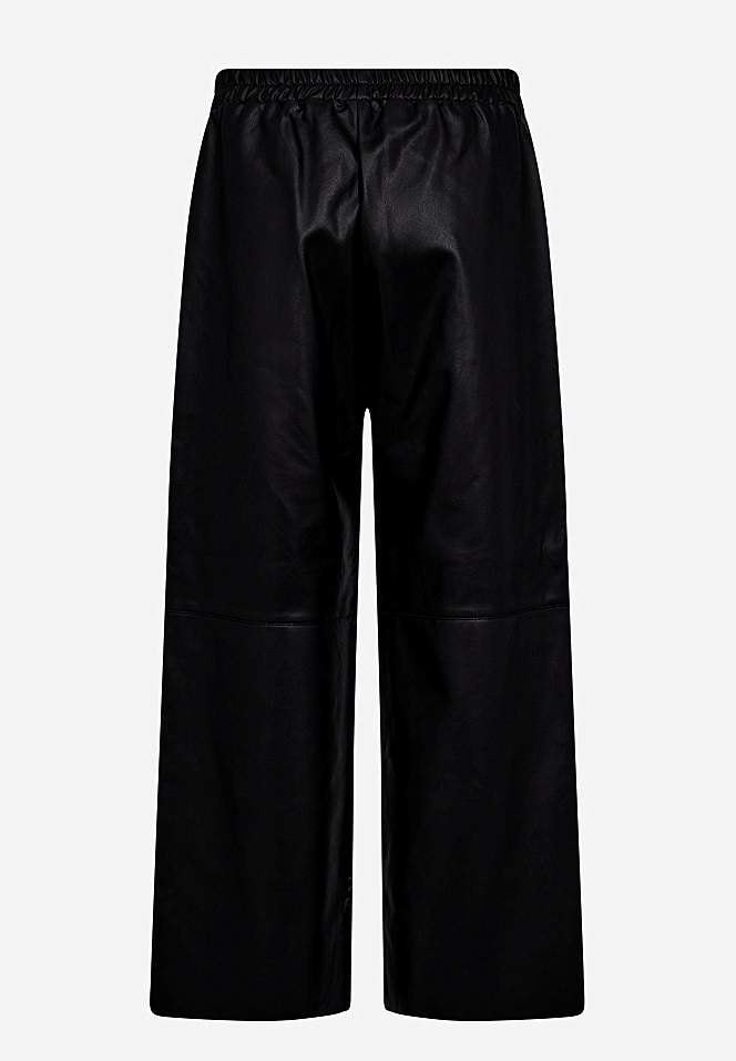 Bukse i PU med lommer