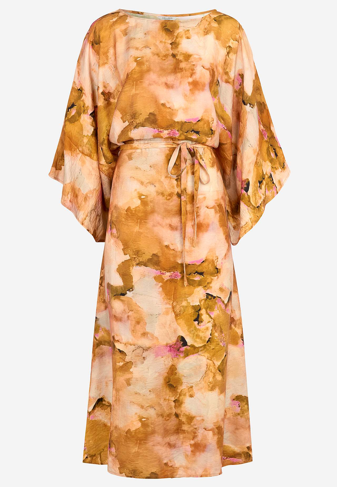 Mønstret kaftankjole