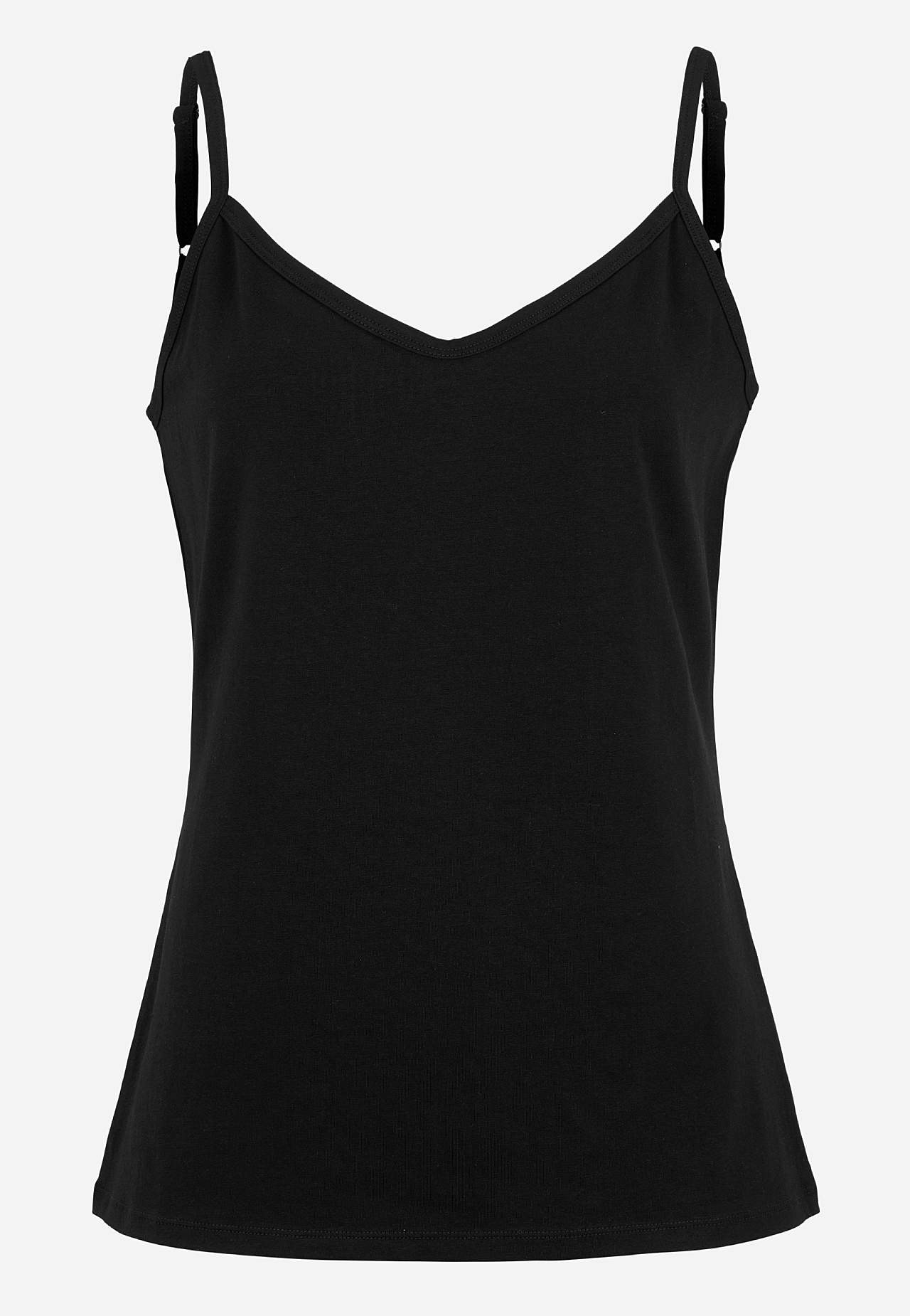 Singlet i myk, økologisk bomull 2-pack